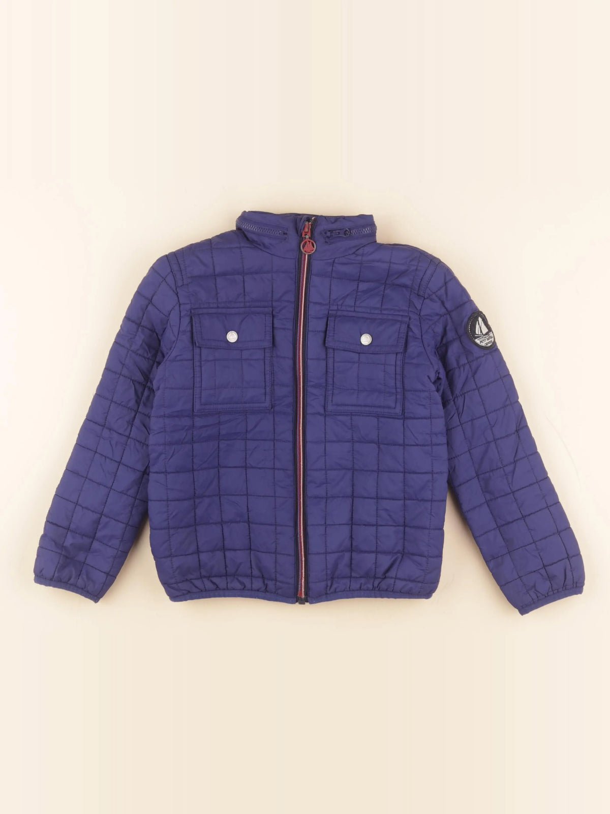 Petit Bateau - doudoune bleu - 6 ans