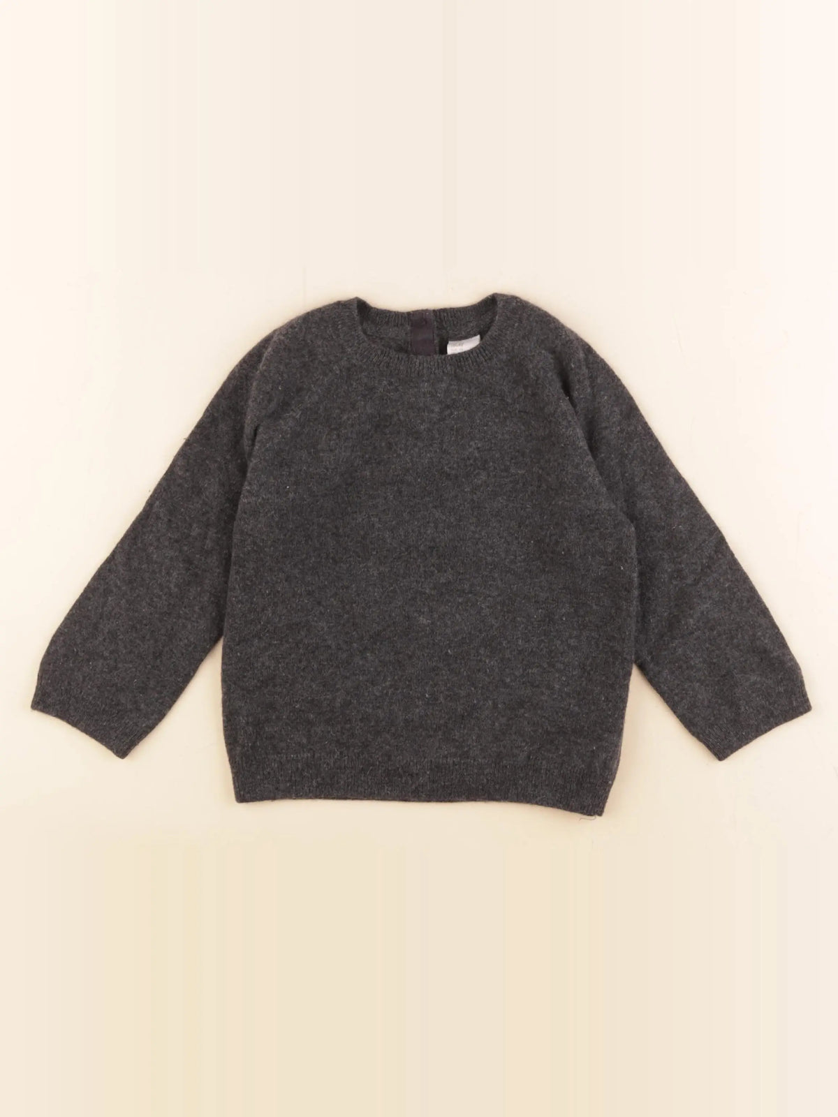 H&M - pull gris - 2/3 ans