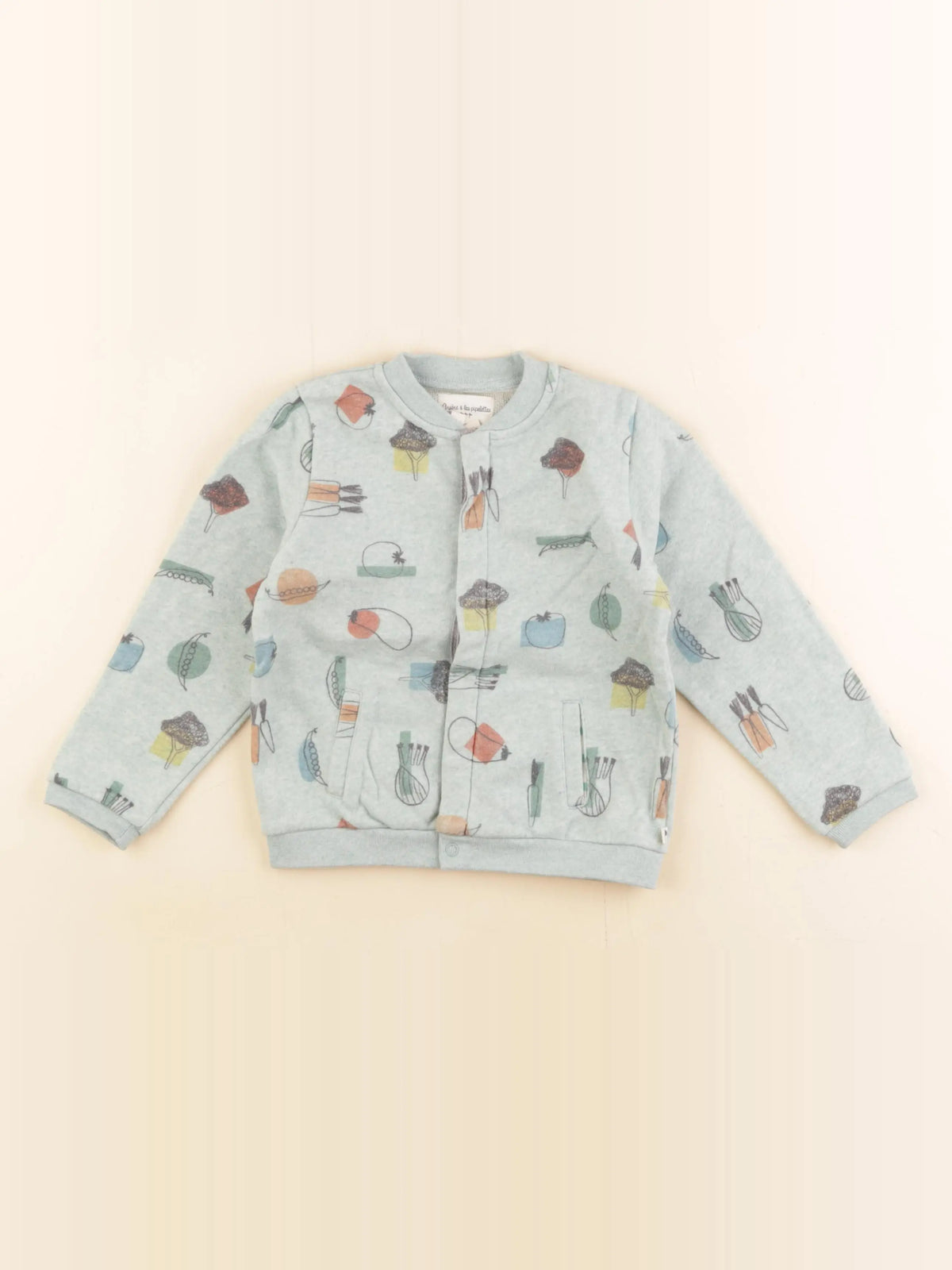 Arsène et les pipelettes - veste multicolore - 3 ans