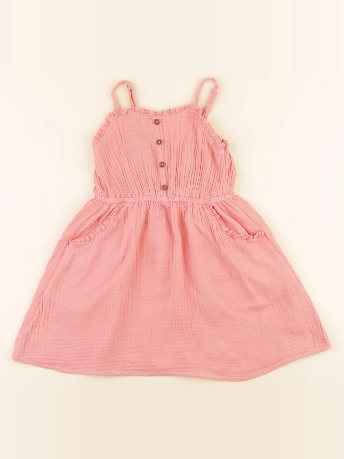 Vertbaudet - robe rose - 6 ans