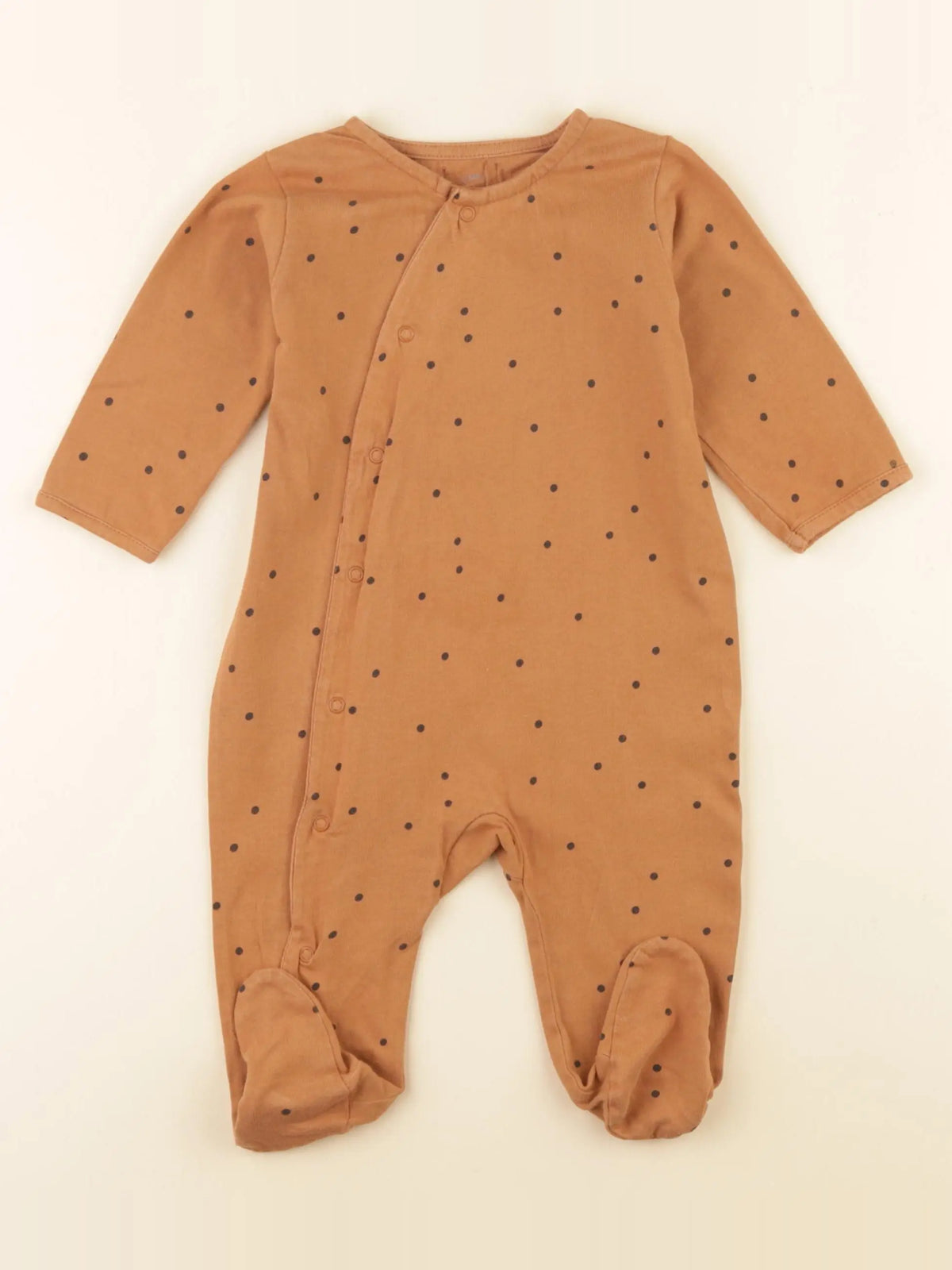 Bonjour Little - pyjama coton marron - 6 mois