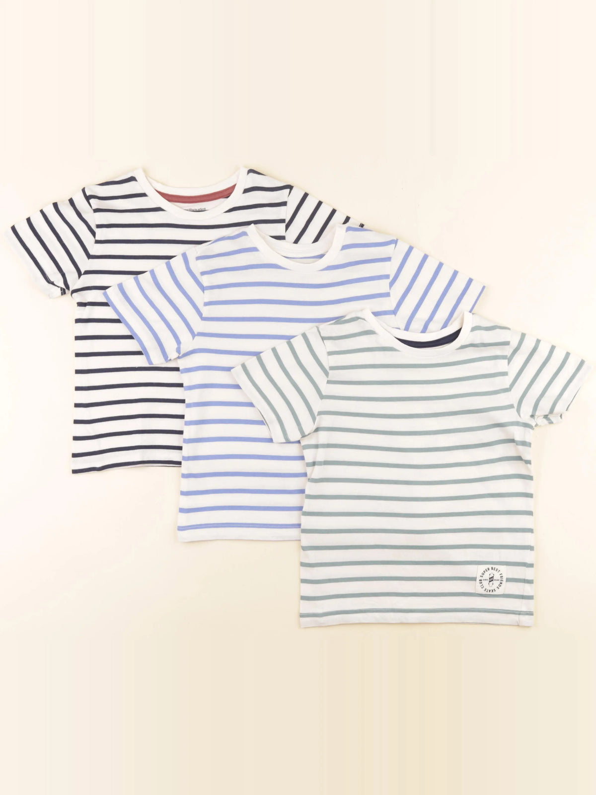 Vertbaudet - lot de 3 tee-shirts multicolore - 5 ans