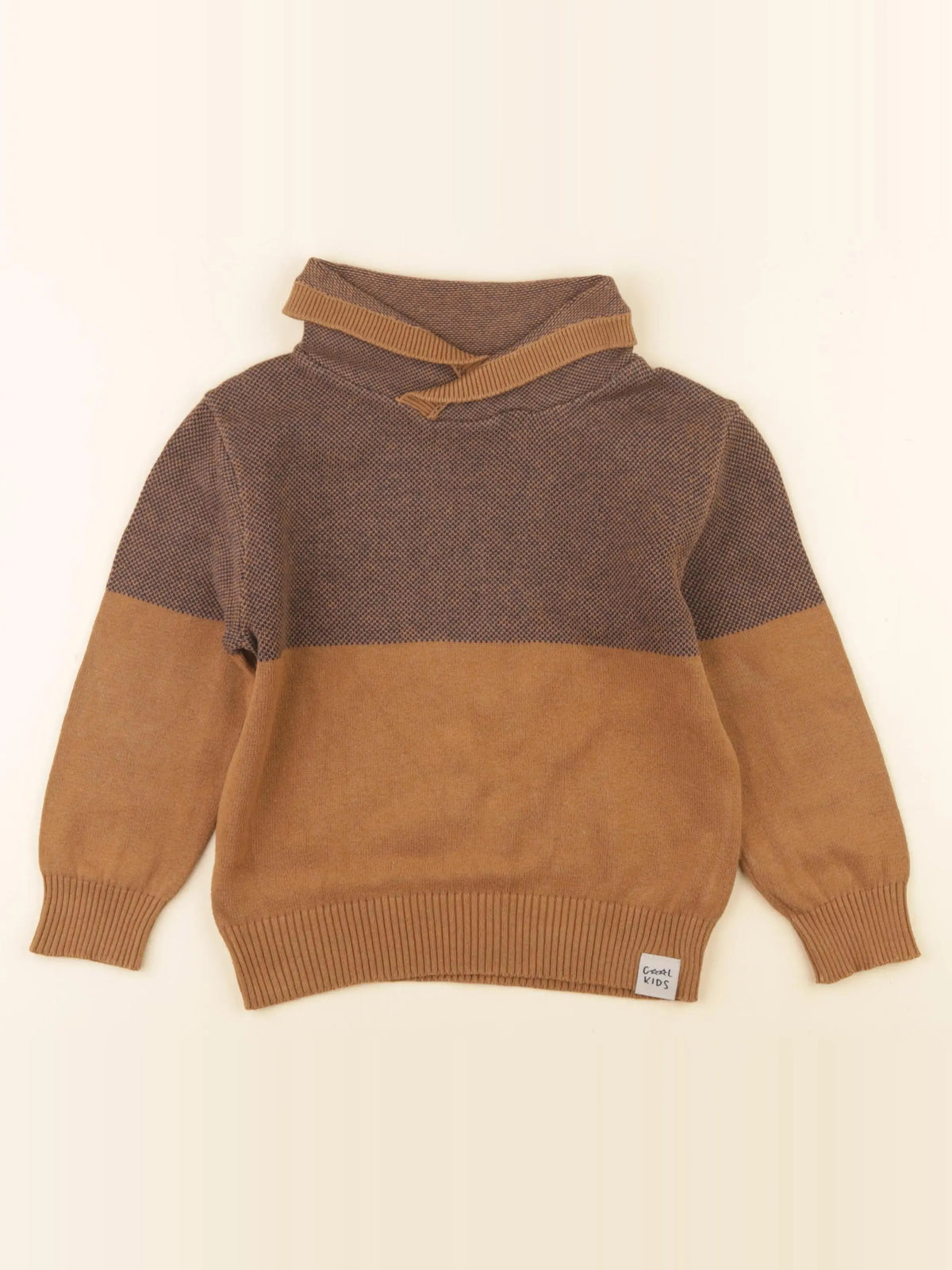 Vertbaudet - pull marron - 5 ans