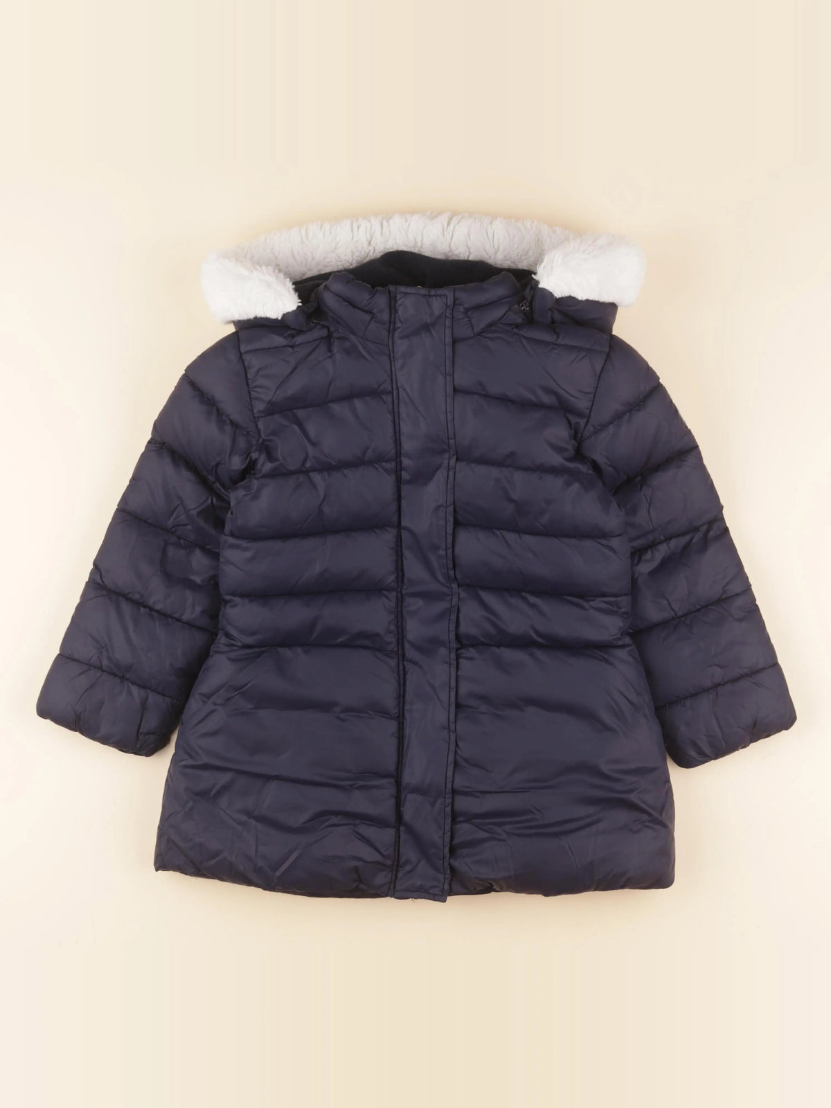 Petit Bateau - doudoune bleu - 6 ans