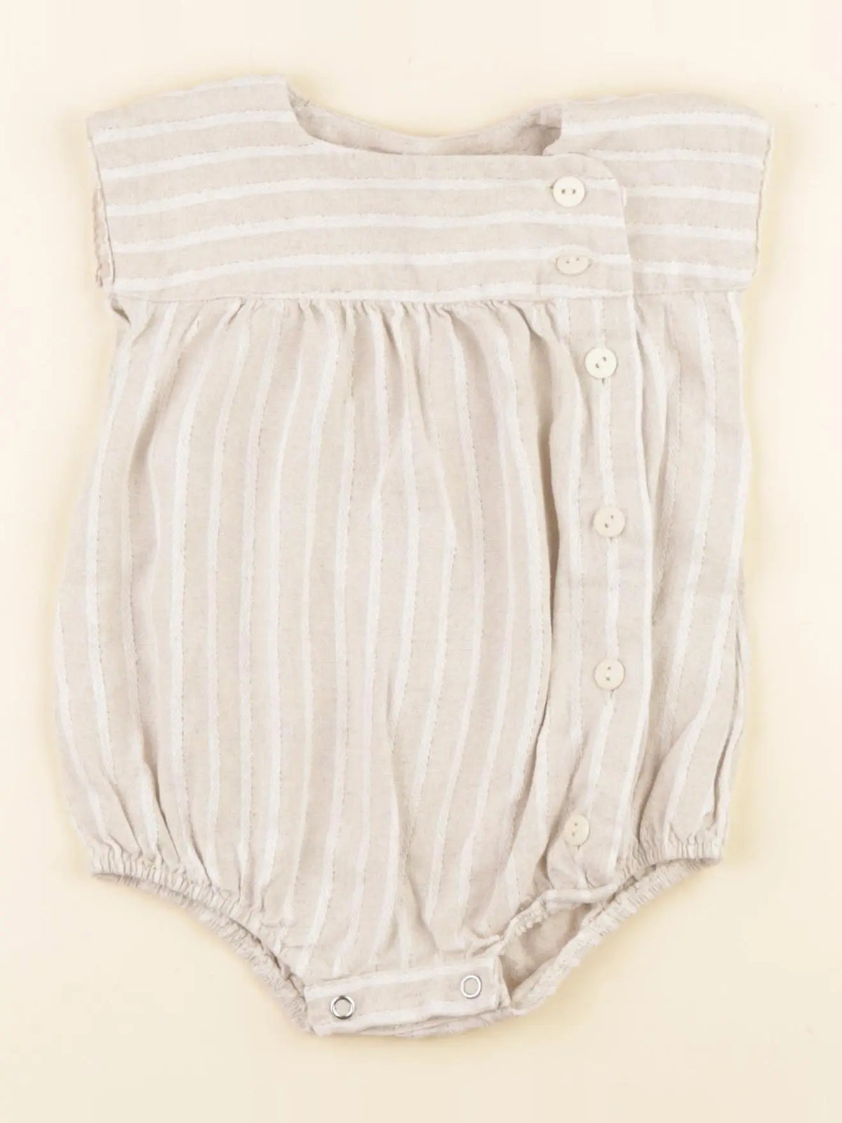 Frangin Frangine - combinaison beige - 12 mois