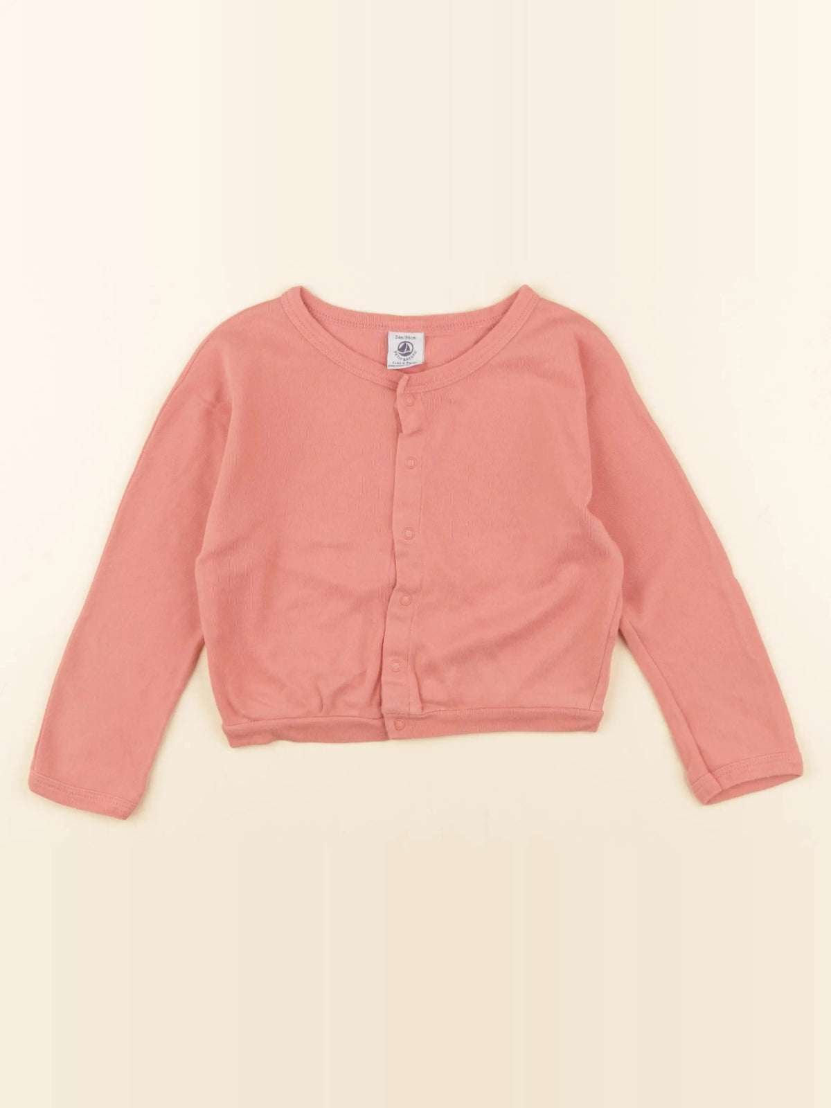 Petit Bateau - tee-shirt rose - 2 ans