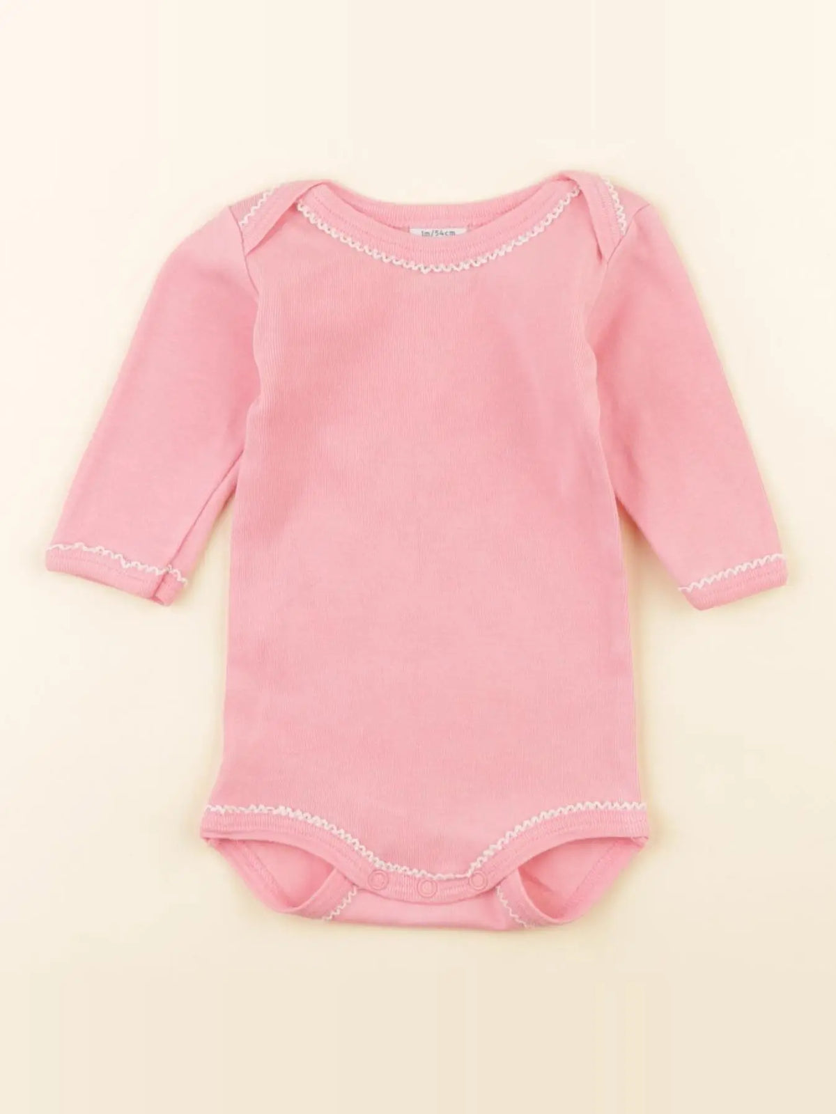 Petit Bateau - body rose - 1 mois