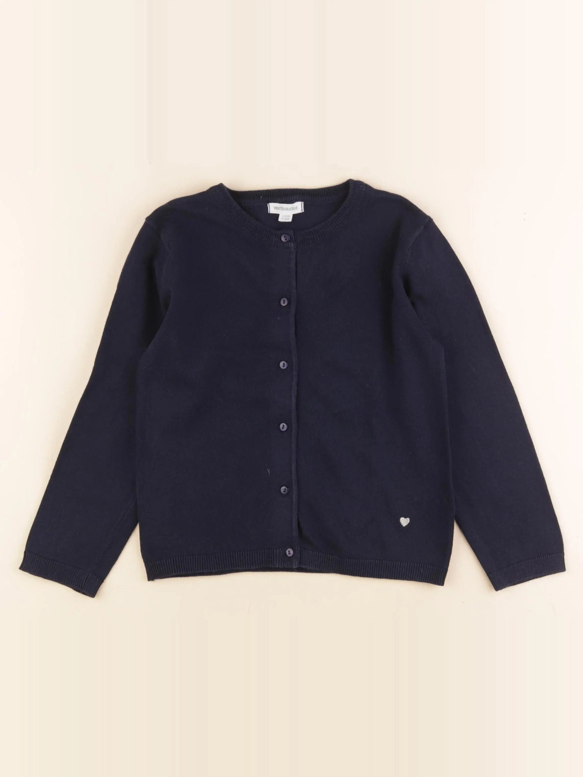Vertbaudet - gilet bleu - 6 ans