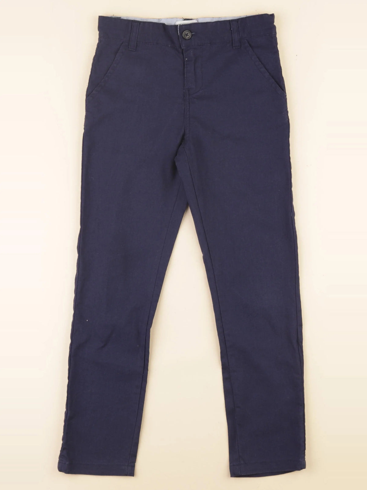 Vertbaudet - pantalon bleu - 8 ans