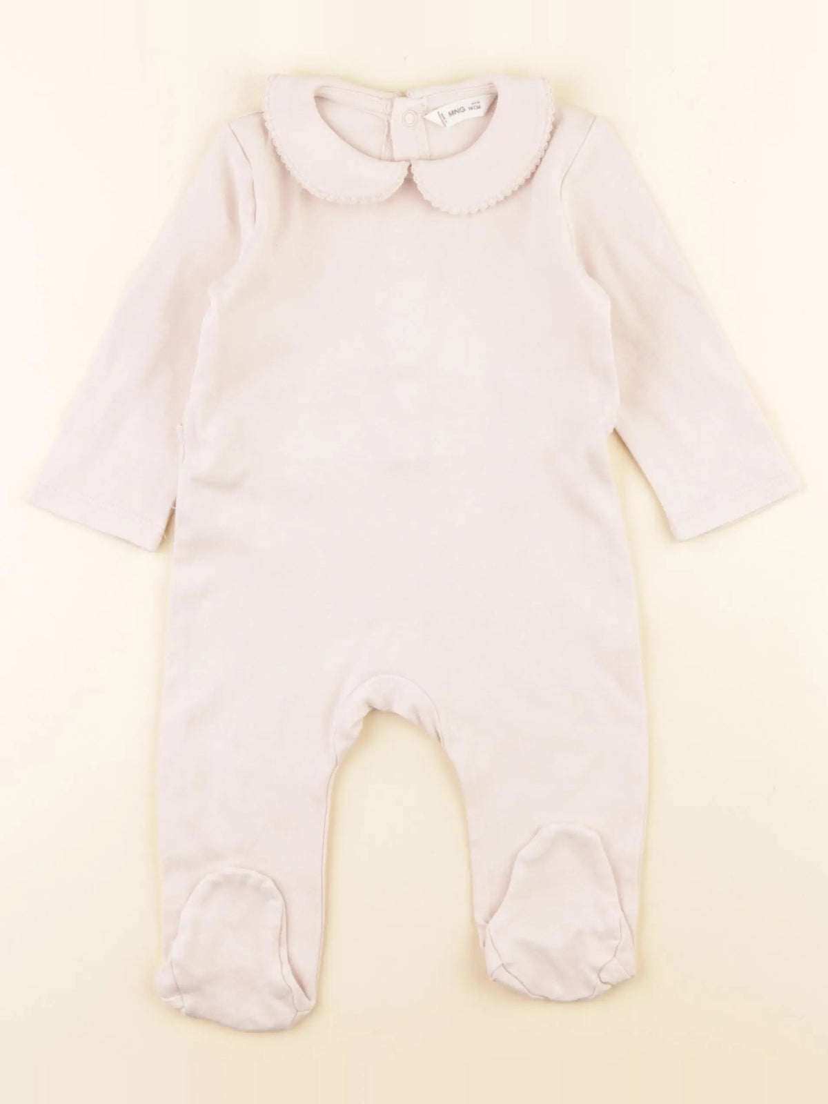 Mango - pyjama coton rose - 6/9 mois