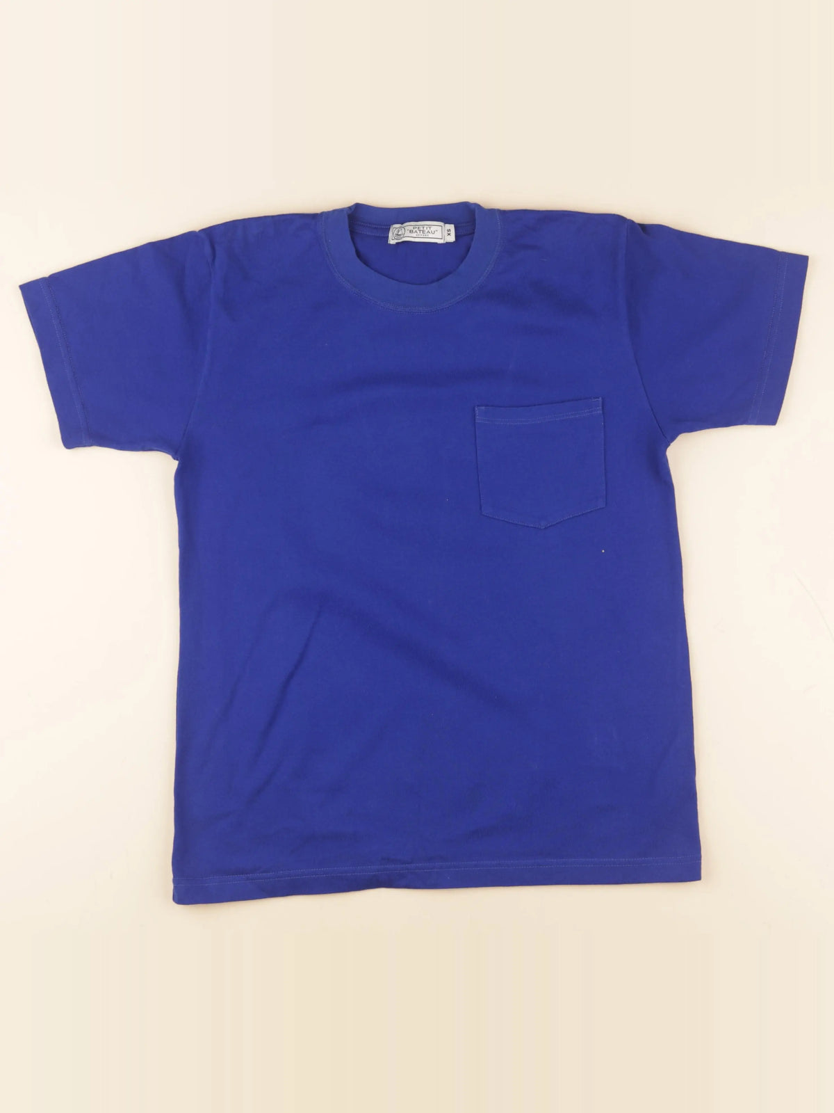 Petit Bateau - tee-shirt bleu - 14 ans