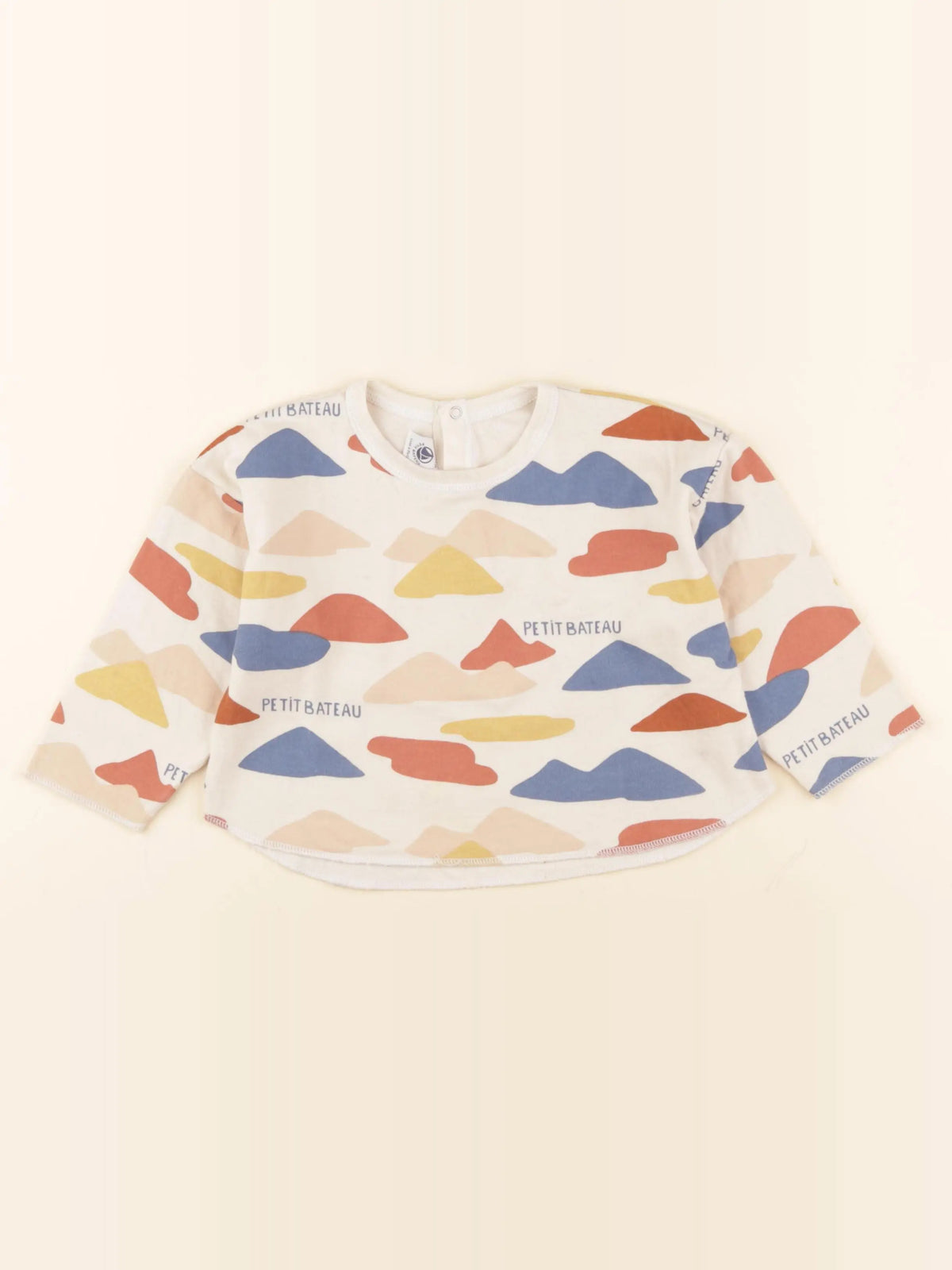 Petit Bateau - sweat multicolore - 24 mois