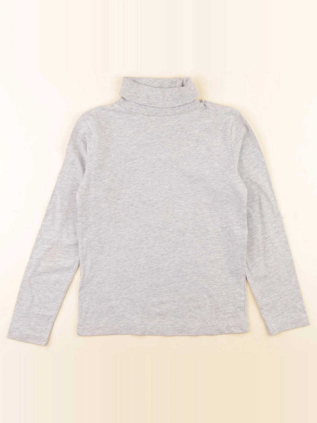 Monoprix - sous-pull gris - 10 ans