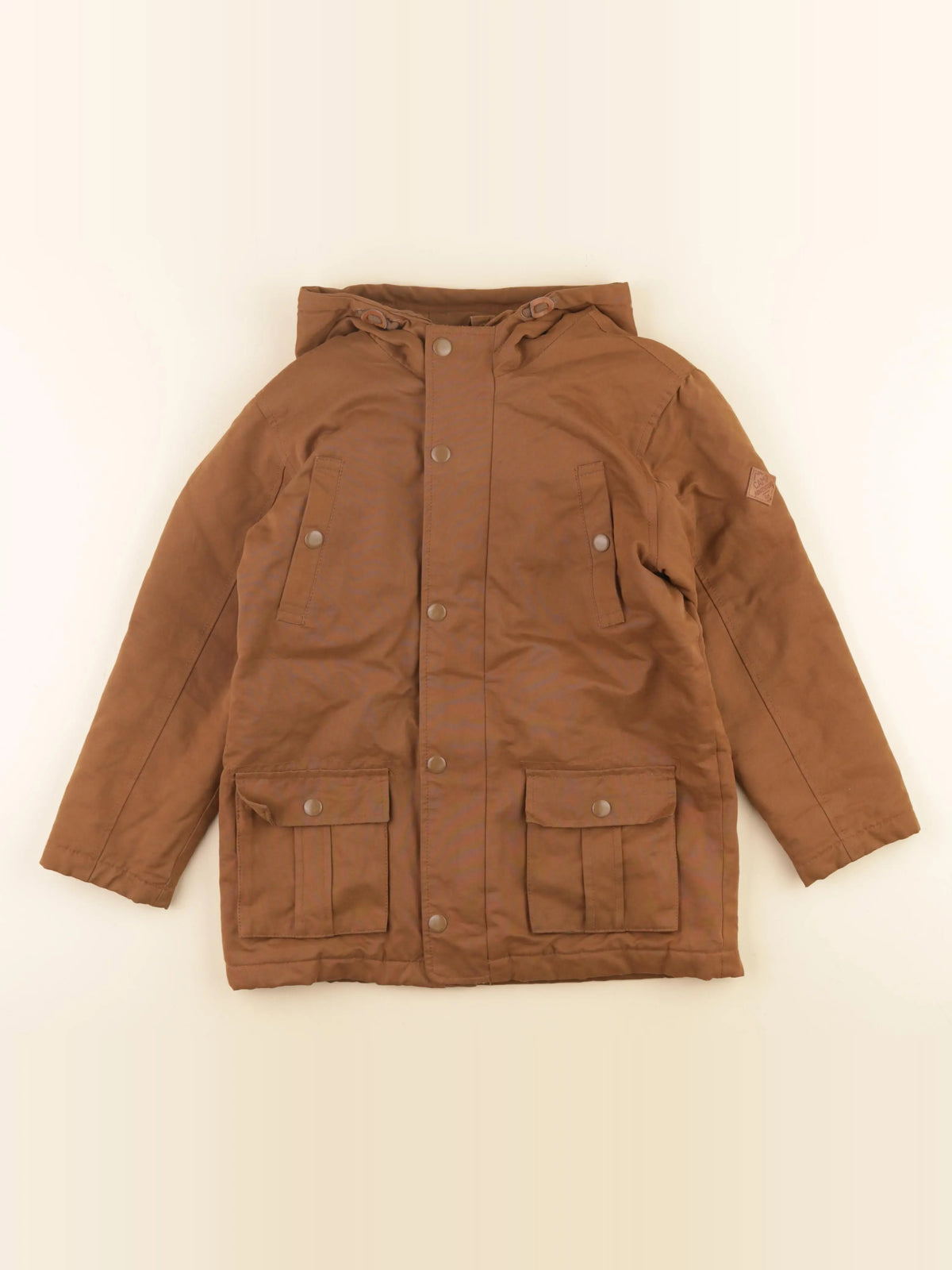 Vertbaudet - parka marron - 8 ans