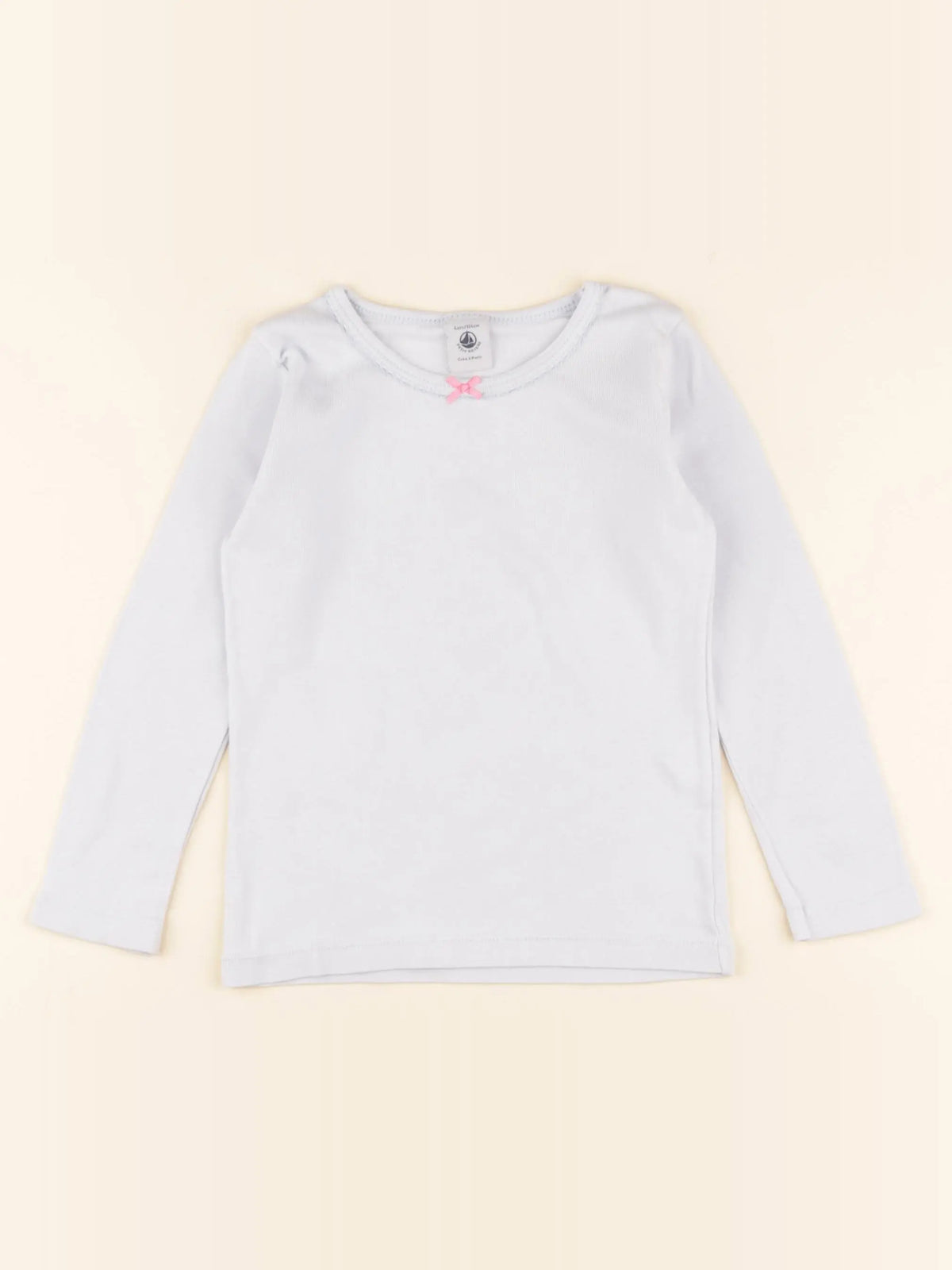 Petit Bateau - maillot de corps bleu - 4 ans