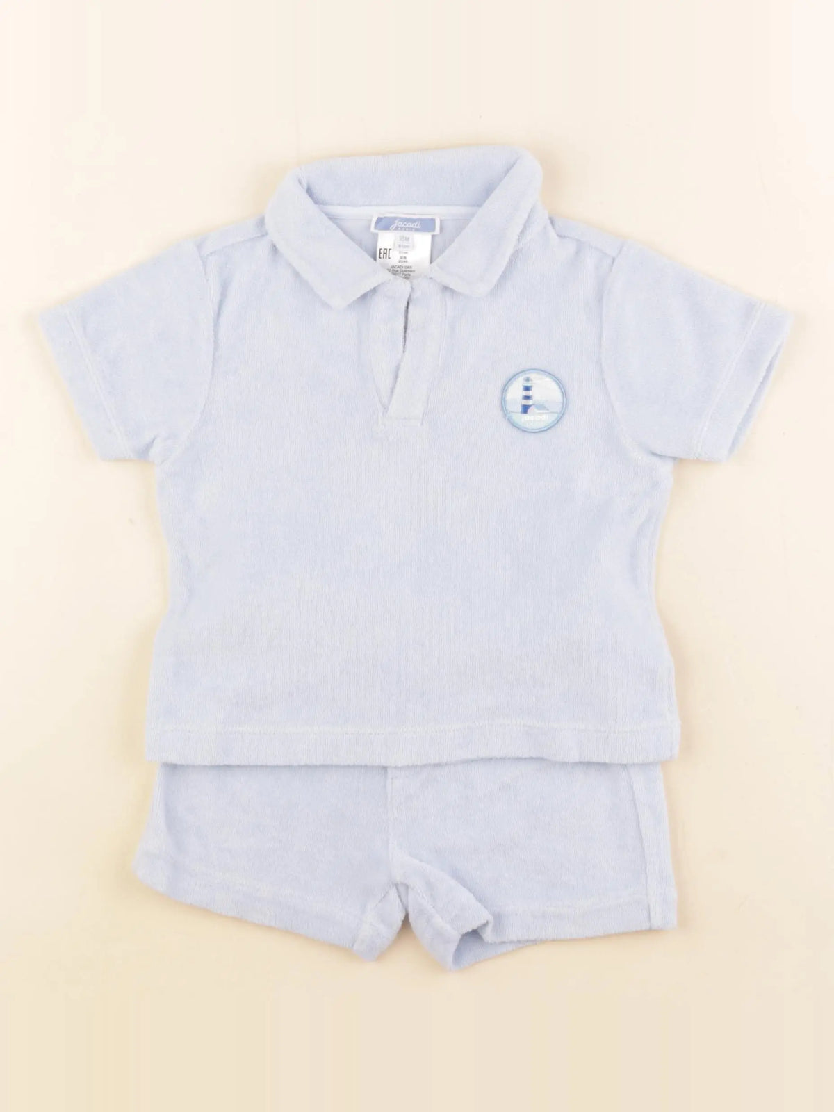 Jacadi - ensemble bleu - 18 mois