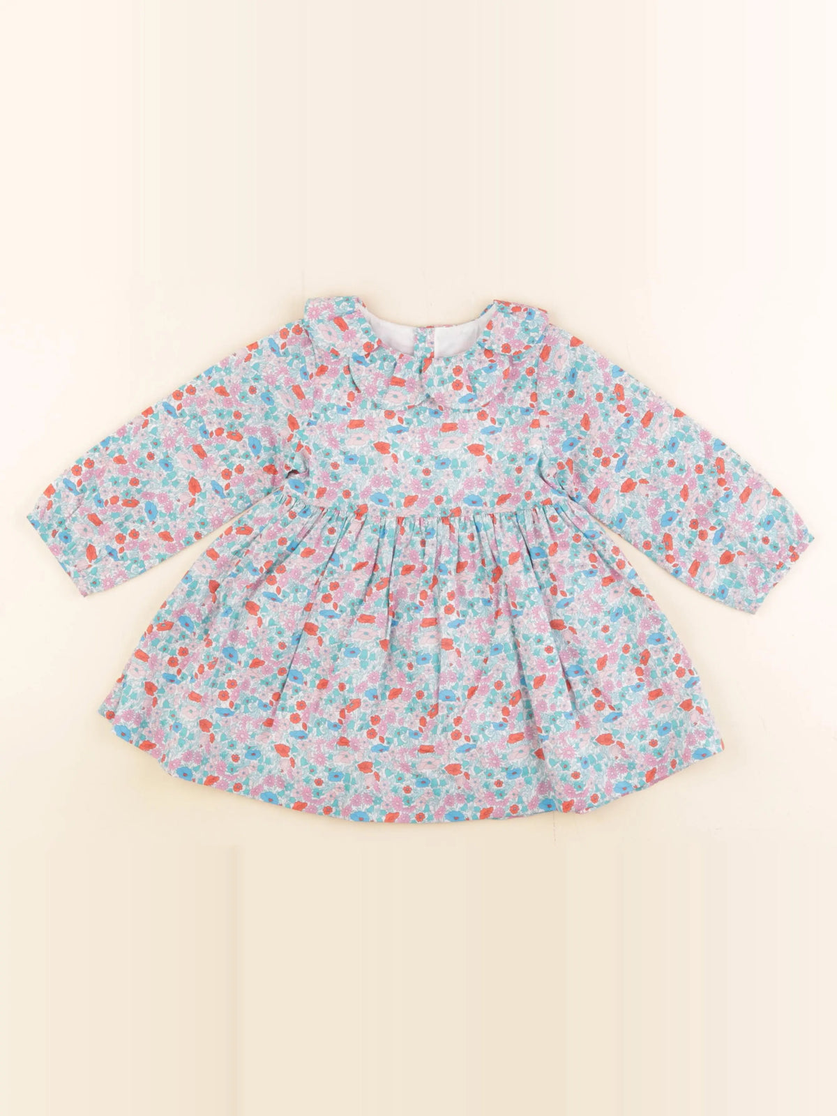 Jacadi - robe liberty multicolore - 18 mois