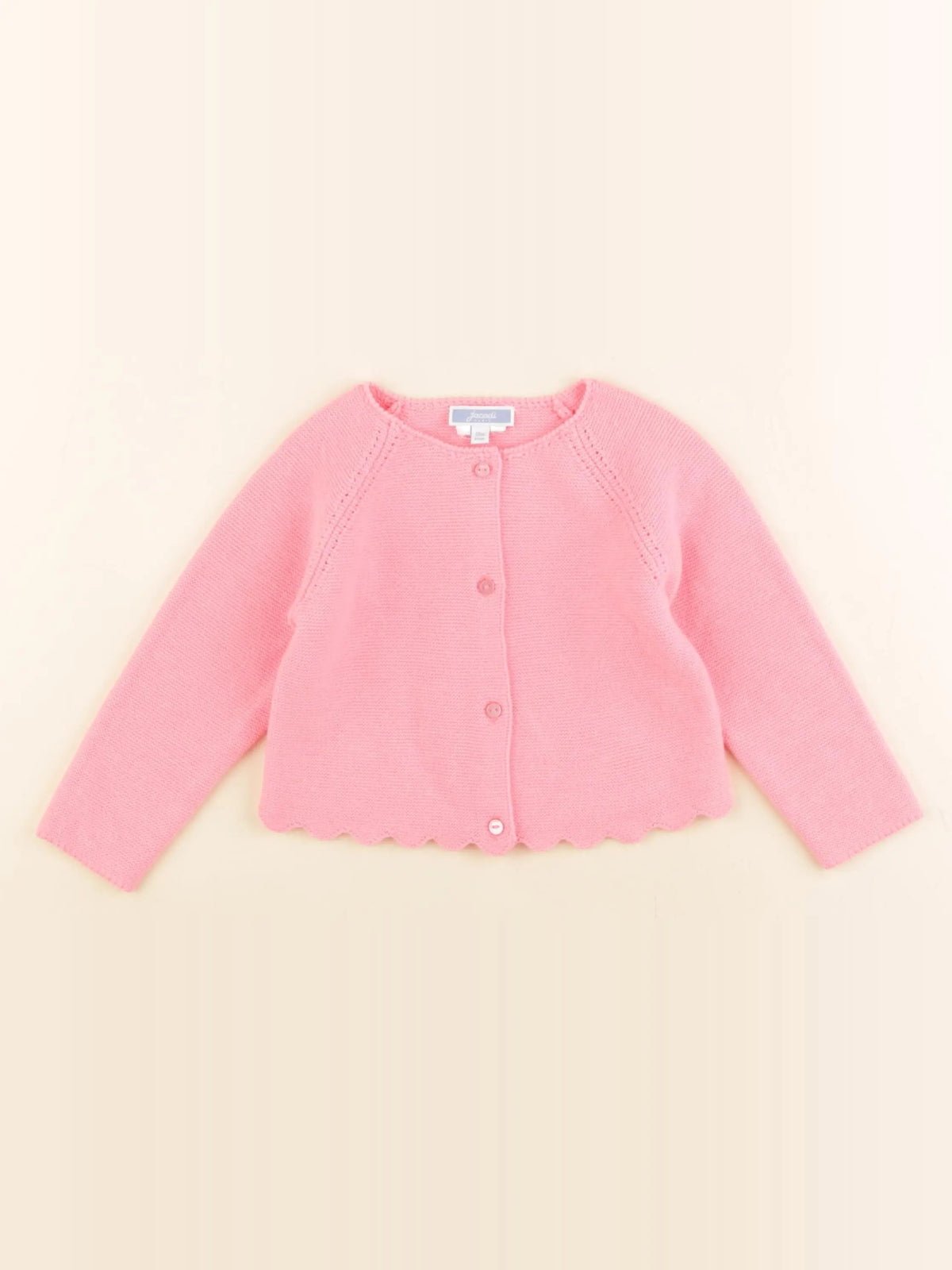 Jacadi - gilet rose fluo - 18 mois