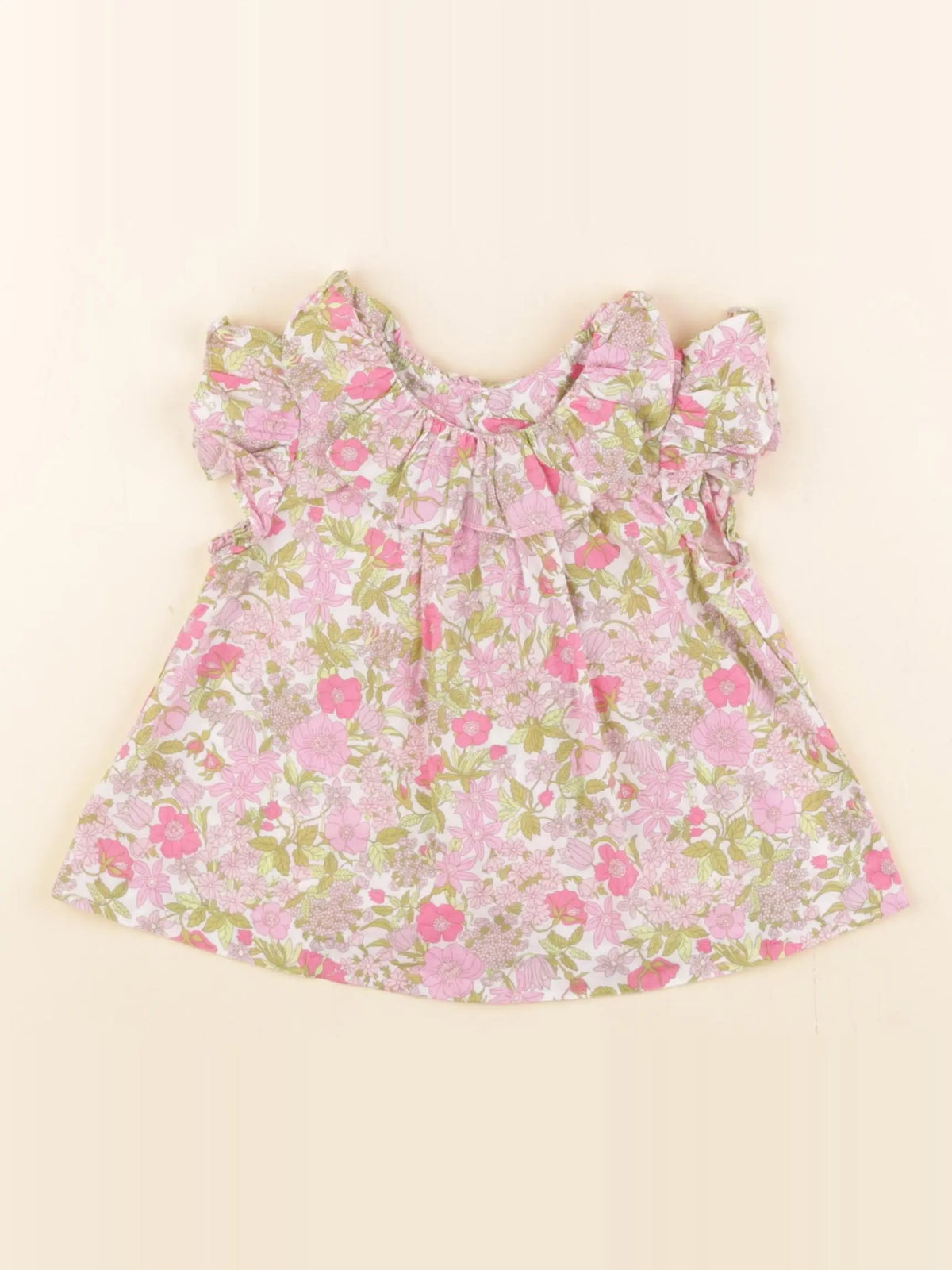 Jacadi - blouse liberty multicolore - 18 mois