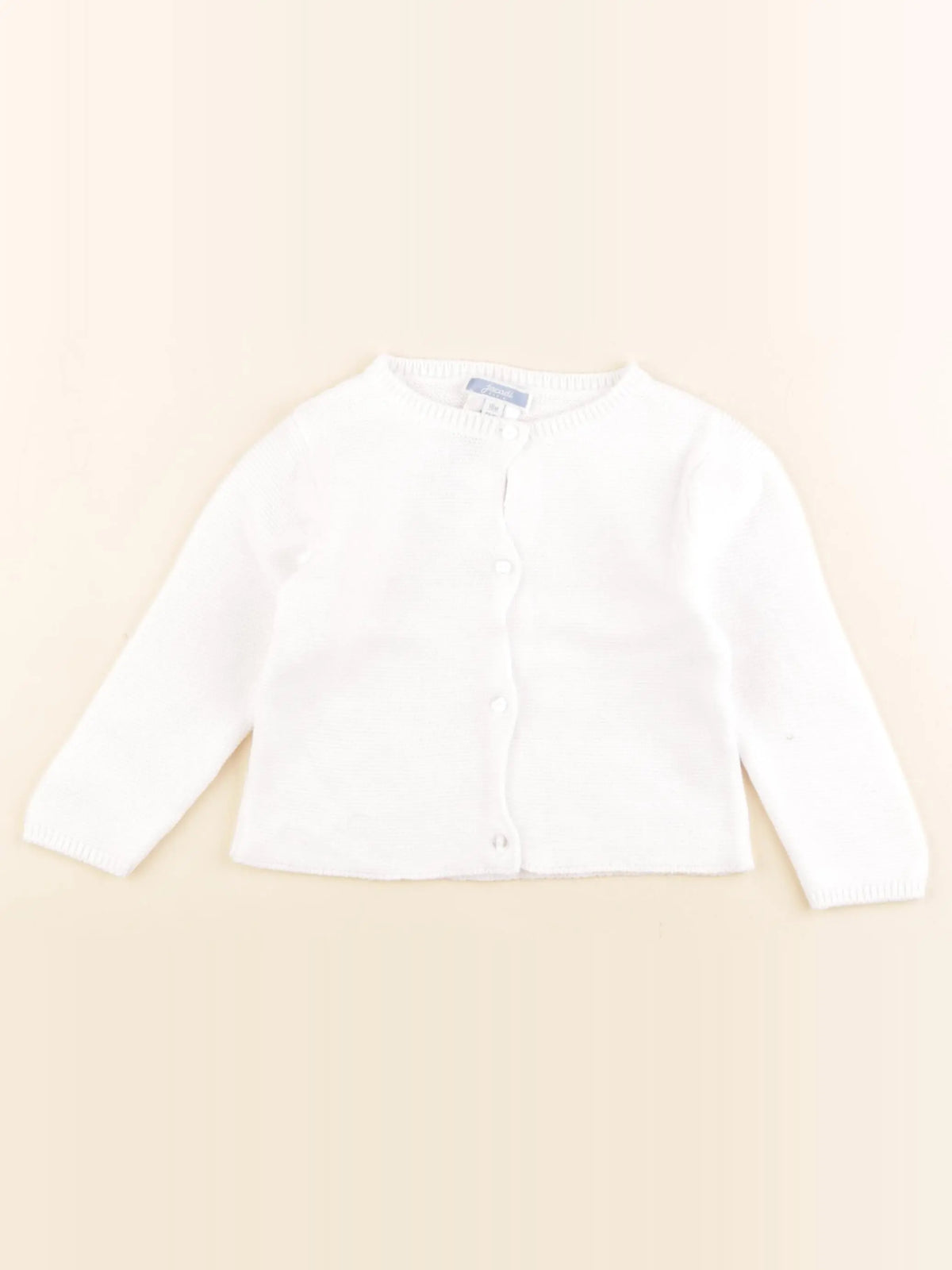 Jacadi - gilet blanc - 18 mois