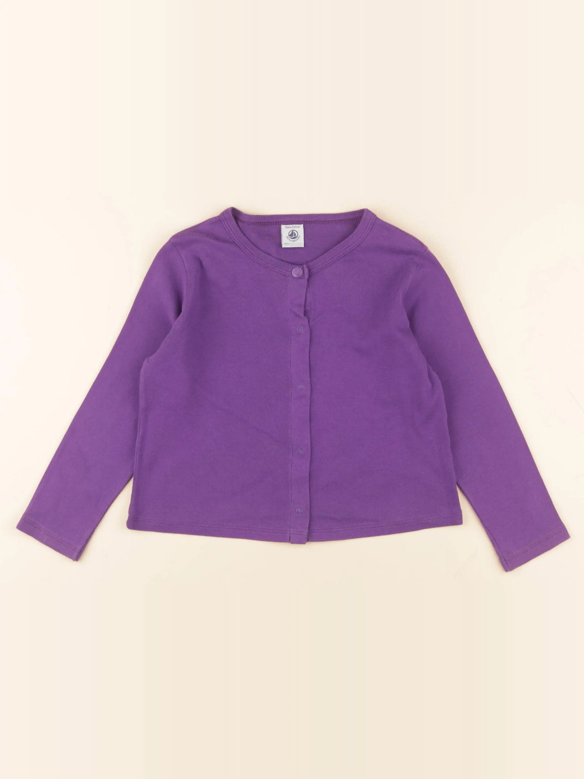 Petit Bateau - tee-shirt violet - 5 ans