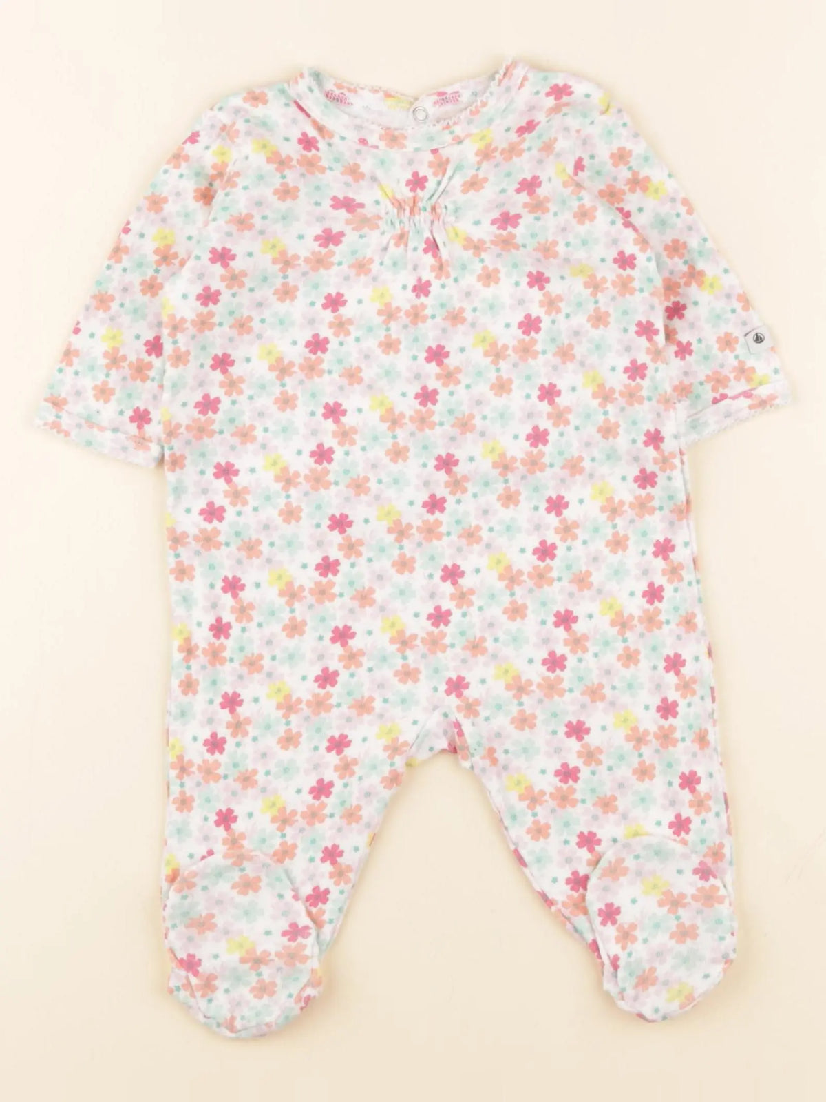 Petit Bateau - pyjama coton multicolore - 3 mois