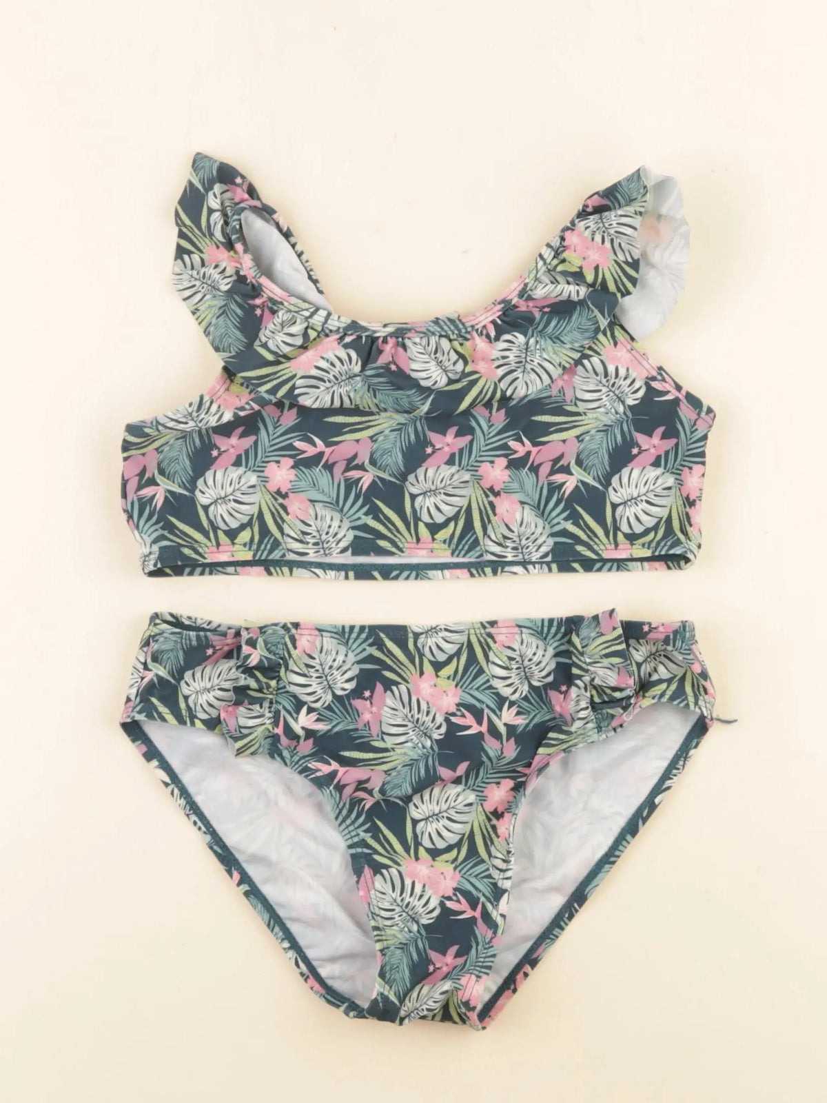 Vertbaudet - maillot de bain vert - 10 ans
