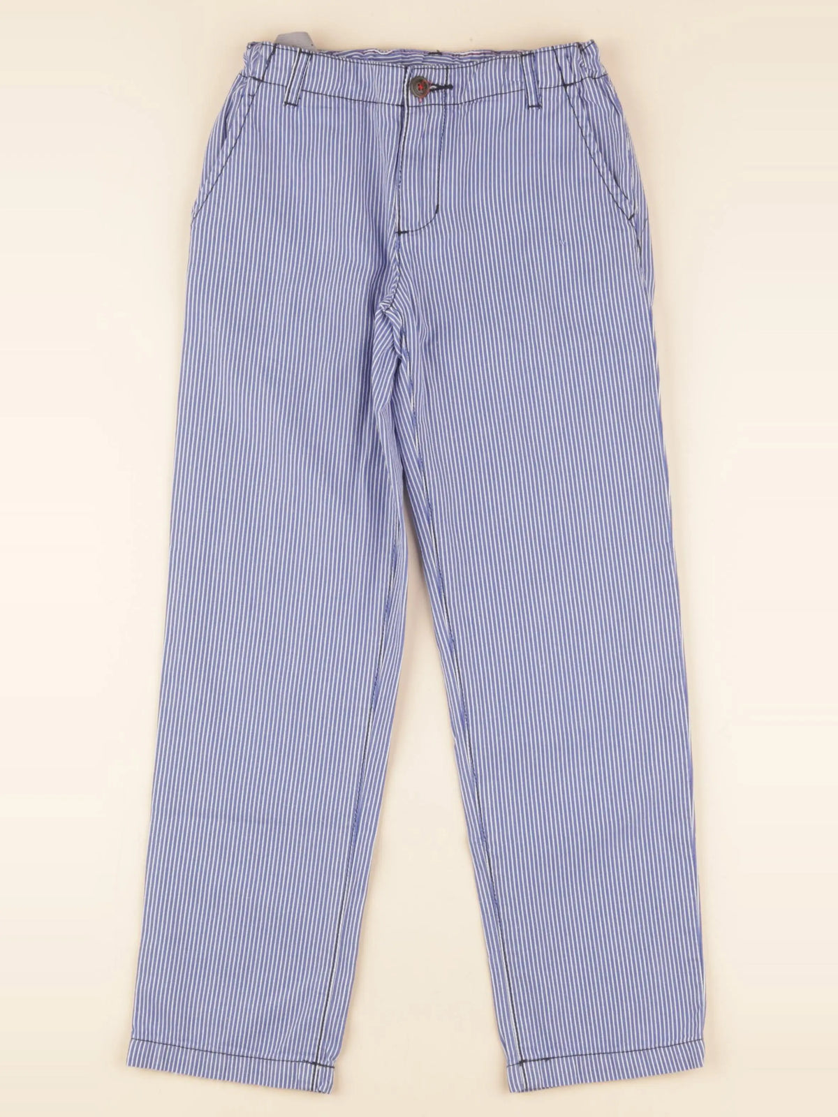 Petit Bateau - pantalon bleu - 8 ans