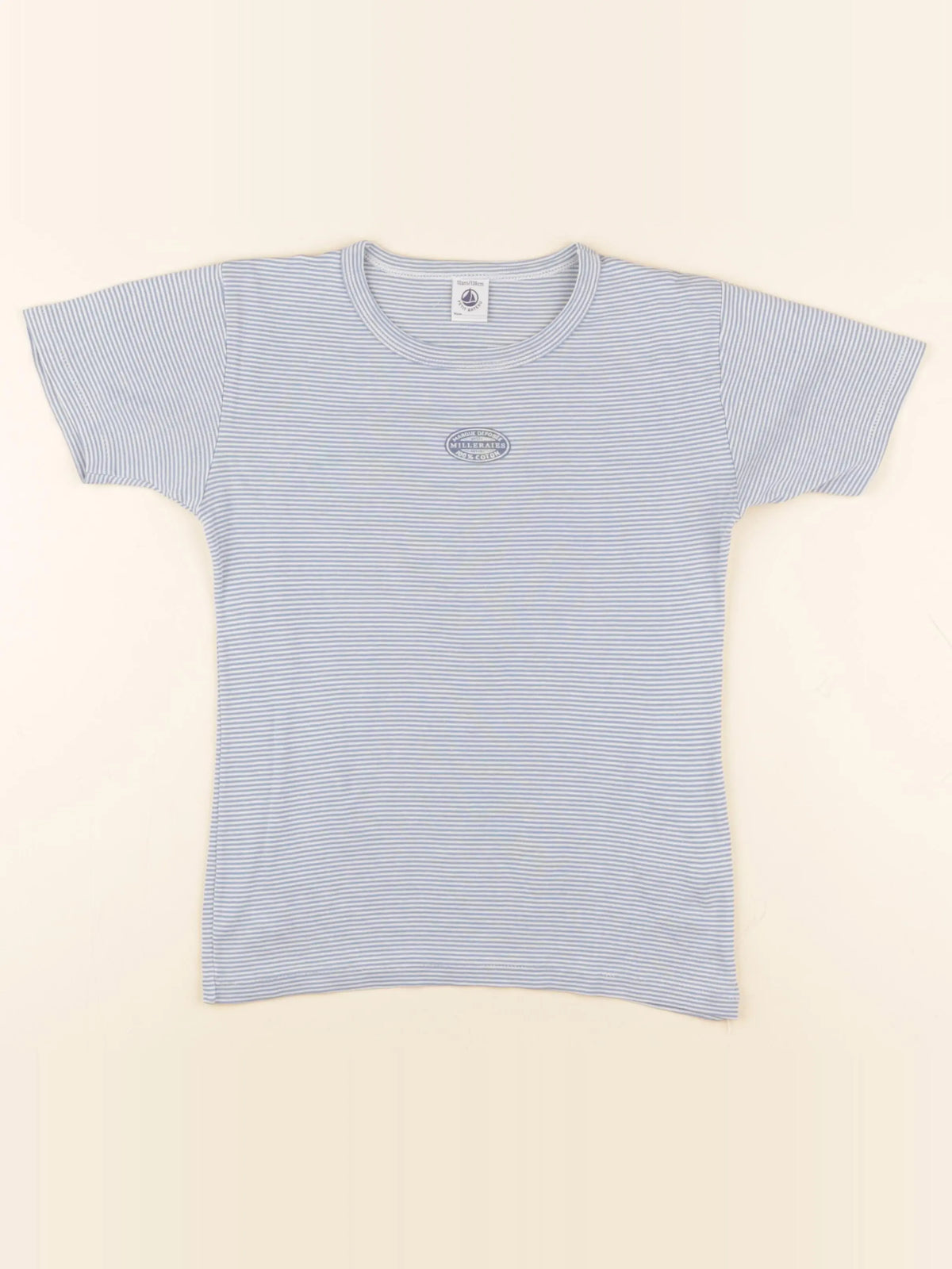 Petit Bateau - maillot de corps bleu - 10 ans