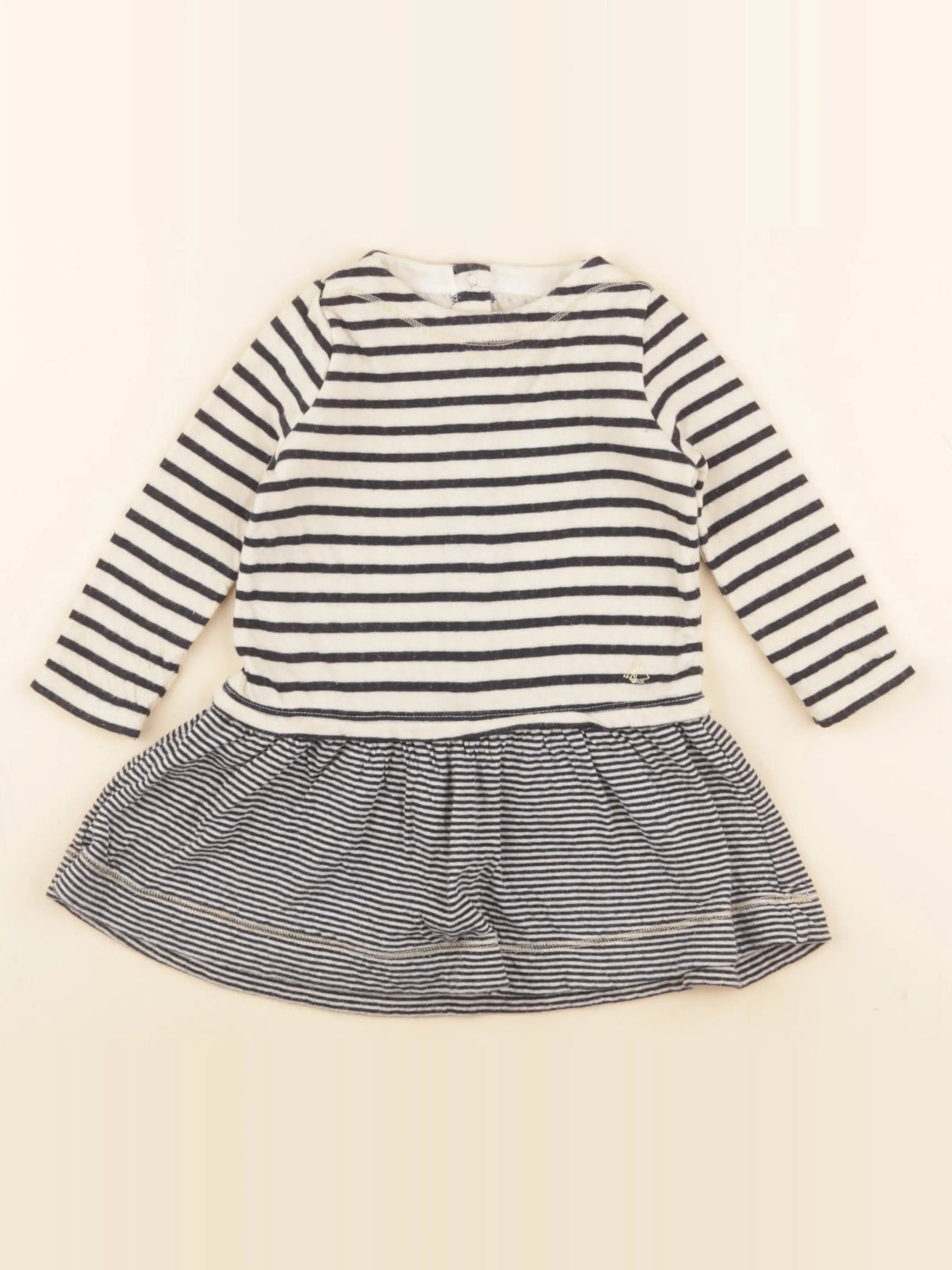 Petit Bateau - robe multicolore - 18 mois