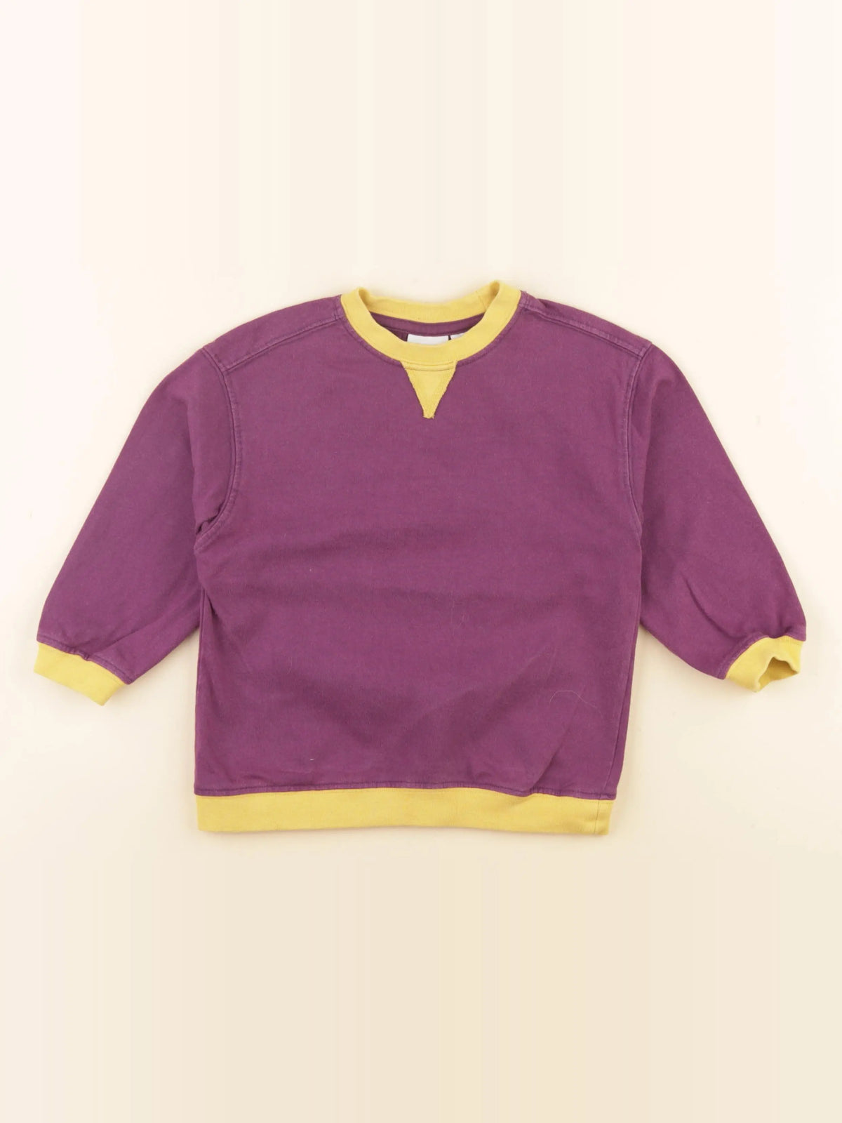 Zara - sweat violet, jaune - 2 ans