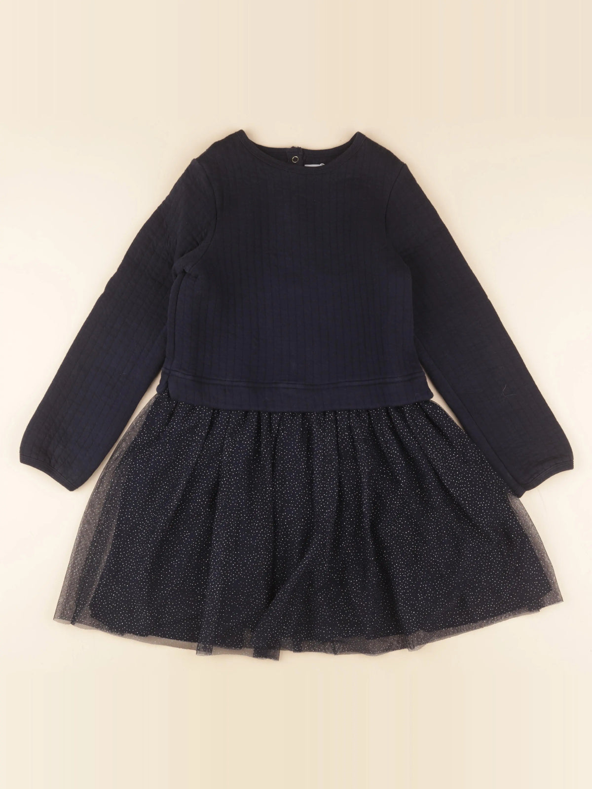 Petit Bateau - robe bleu - 10 ans