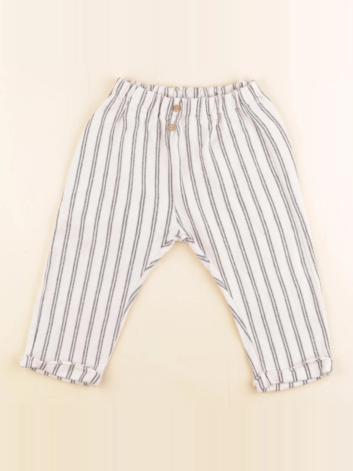 H&M - sarouel beige - 18/24 mois