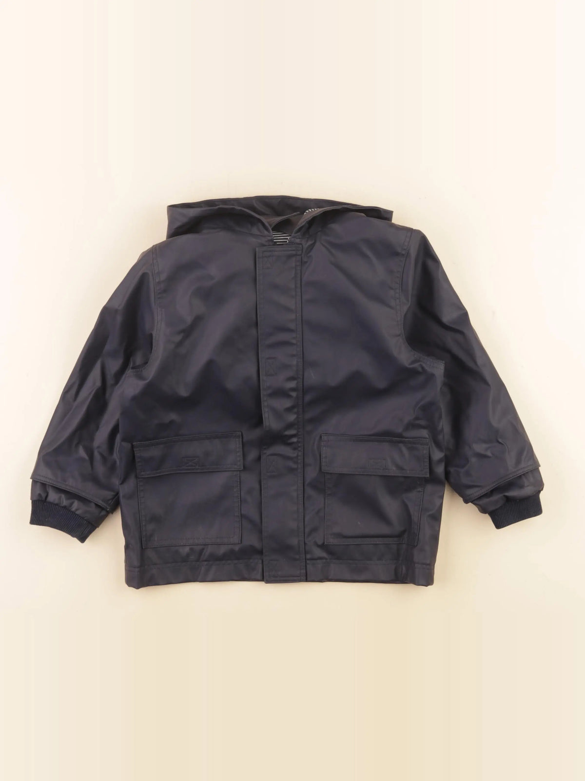 Petit Bateau - imperméable bleu - 3 ans