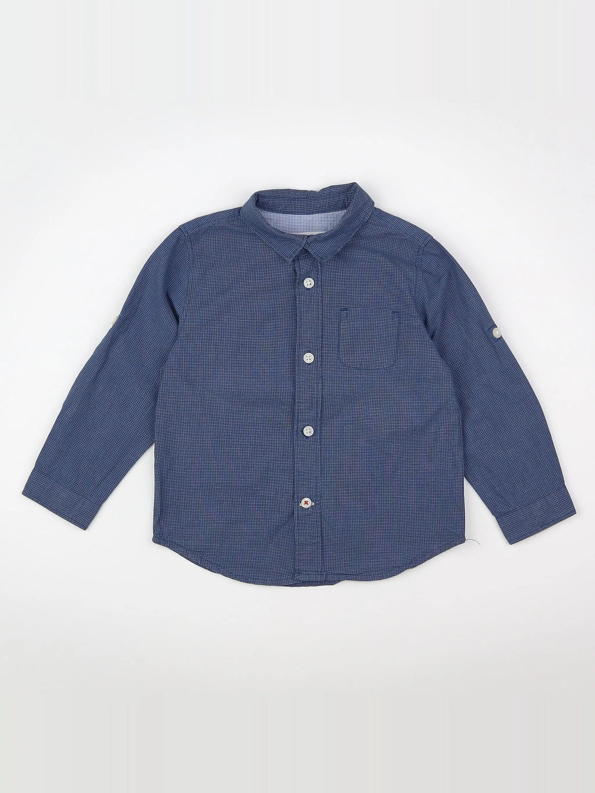Zara - chemise bleu - 12/18 mois