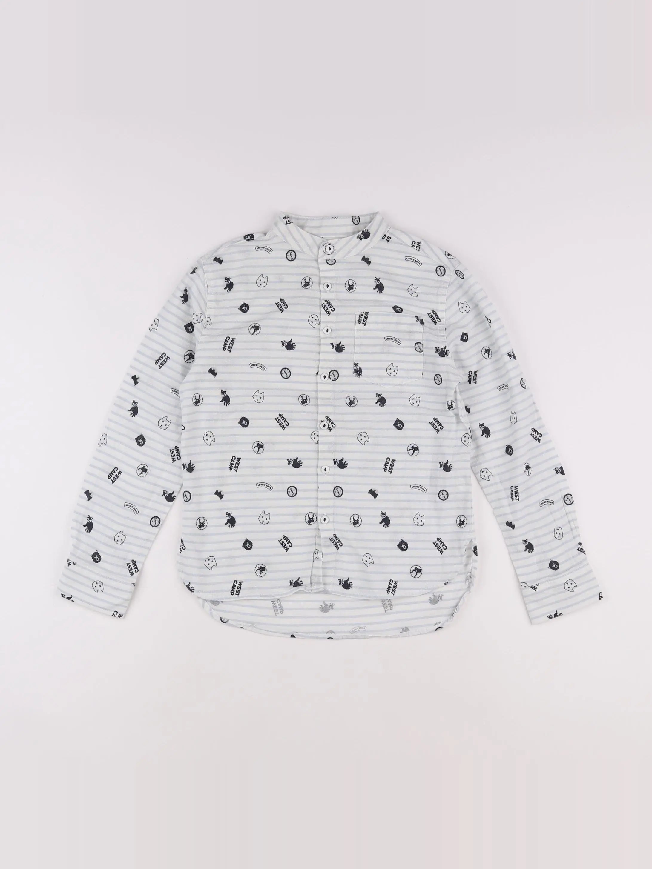 Monoprix - chemise blanc - 8 ans