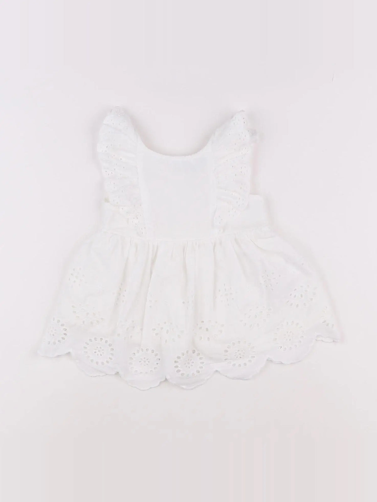 Vertbaudet - robe blanc - 6 mois