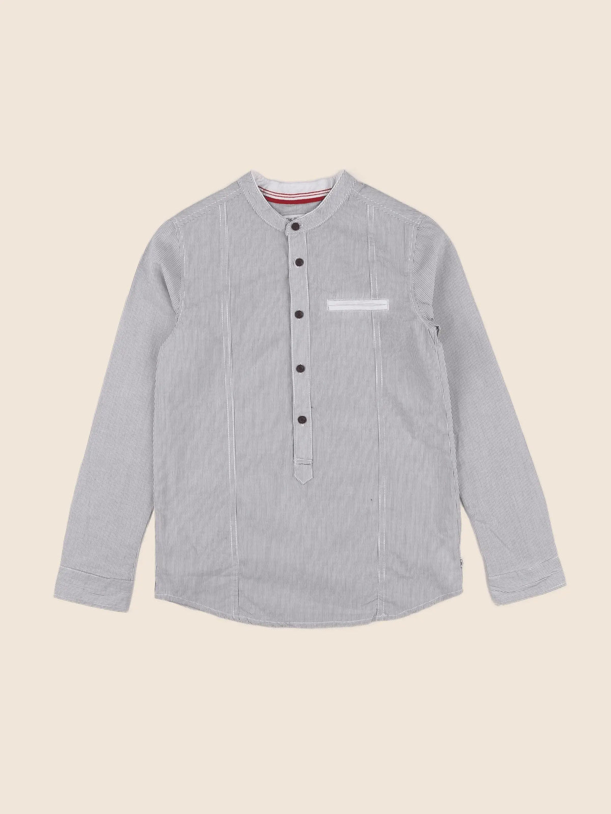Okaidi - chemise gris - 10 ans