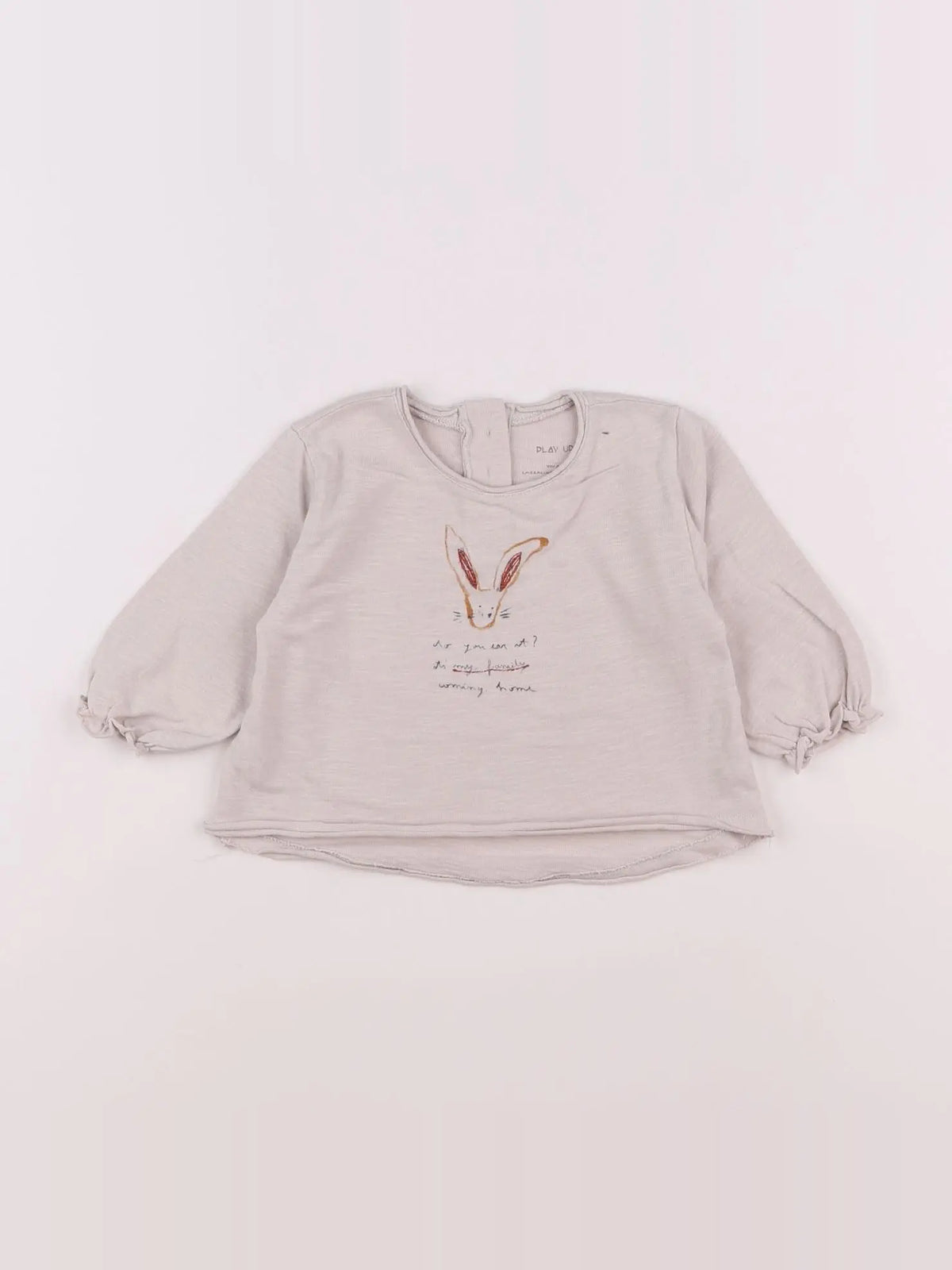 Play Up - tee-shirt beige - 6 mois