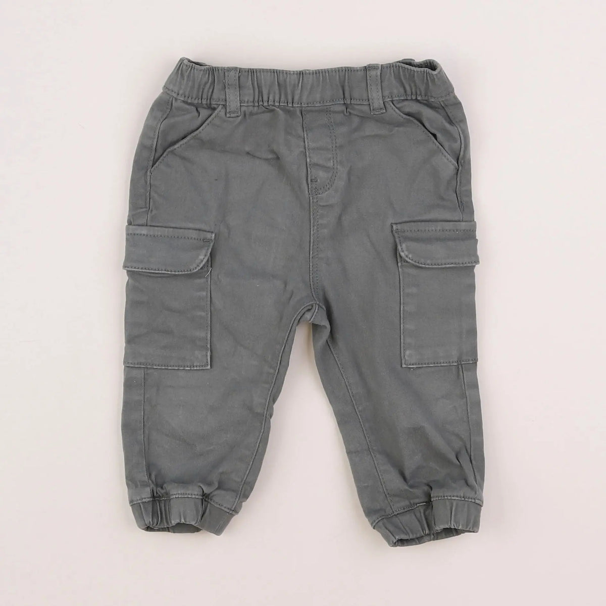 Vertbaudet - pantalon vert - 12 mois