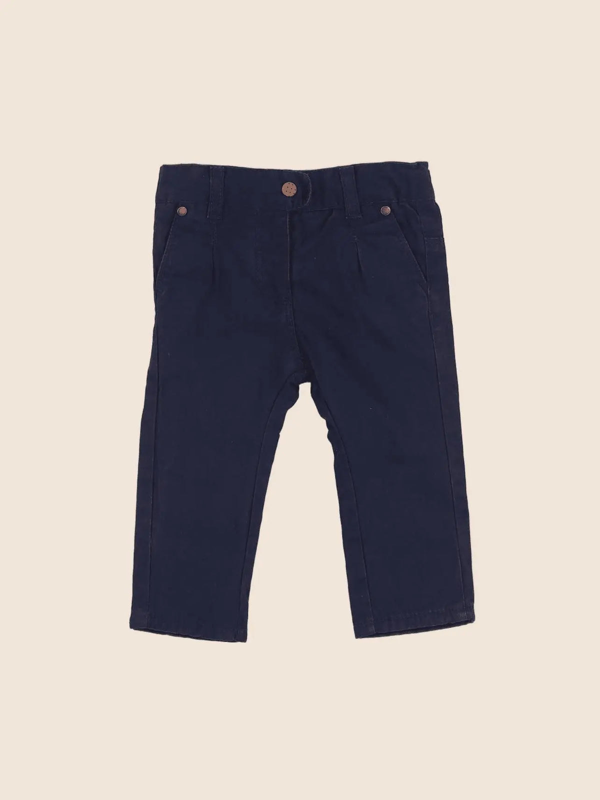 Vertbaudet - pantalon bleu - 6 mois