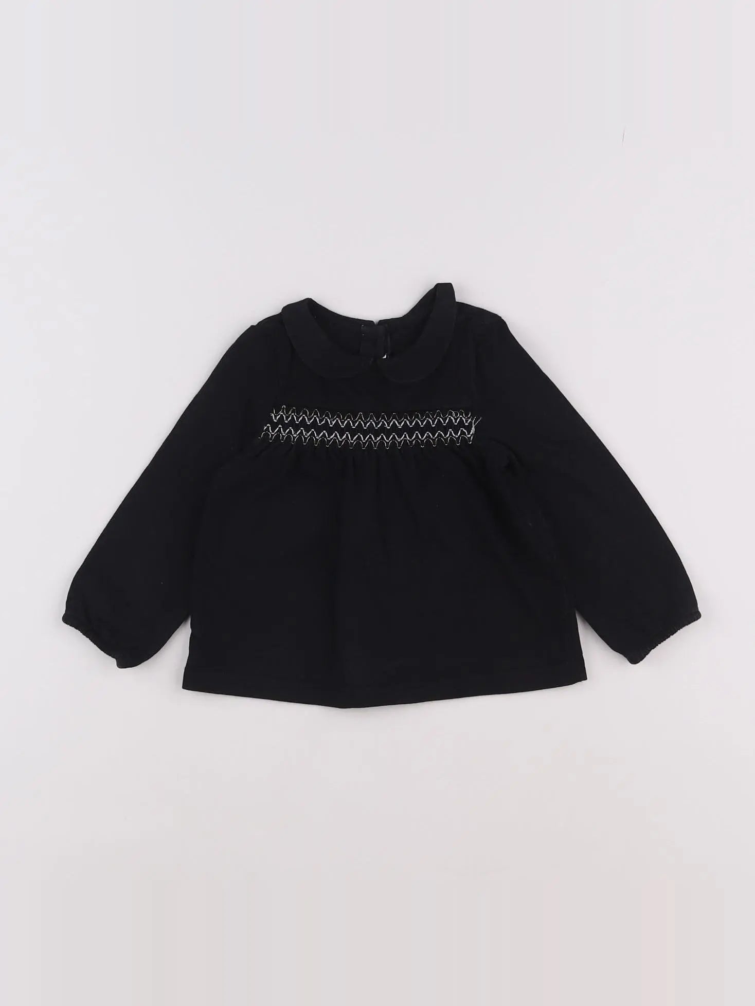 Natalys - tee-shirt bleu - 12 mois