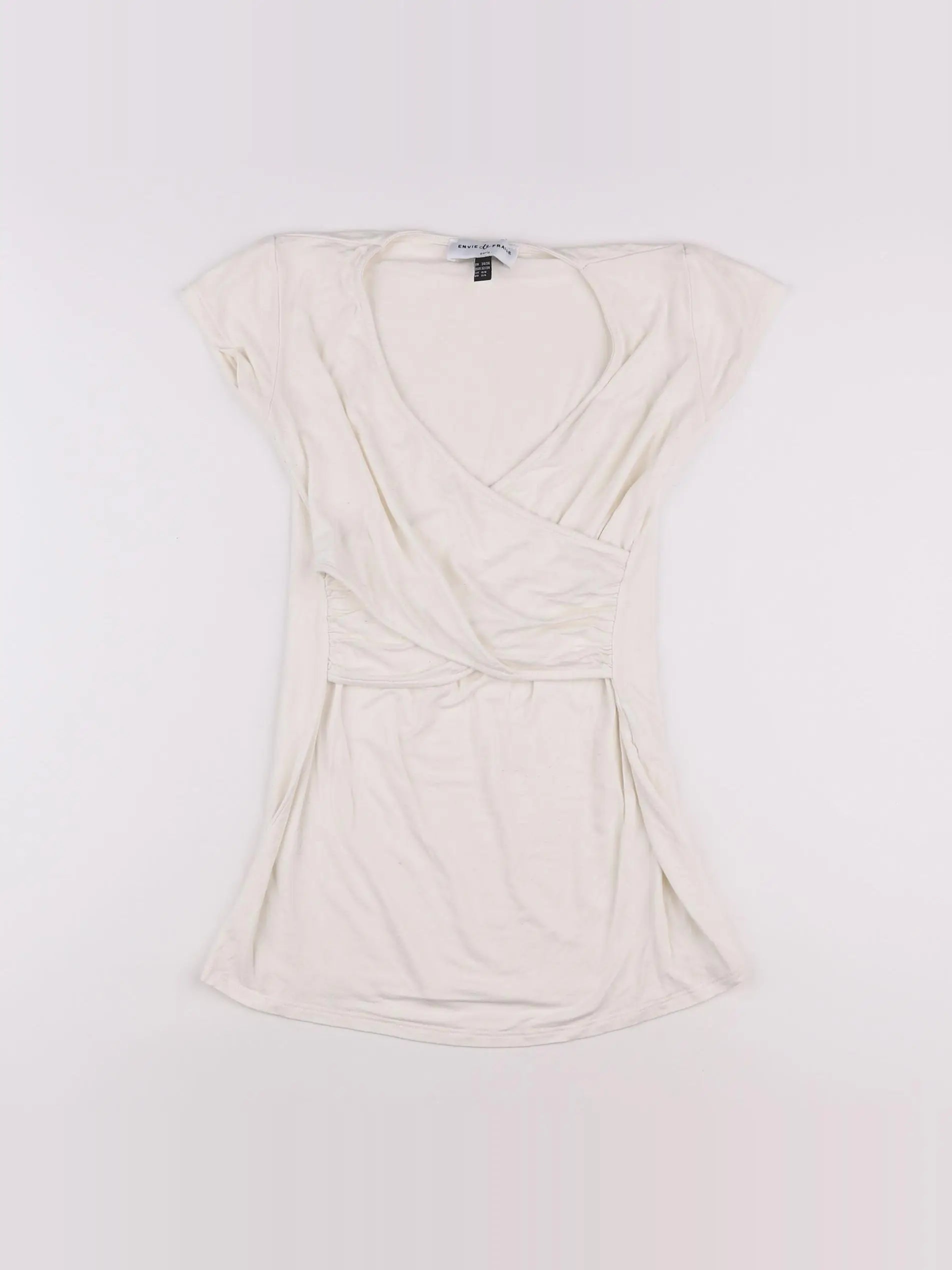 Envie de fraise - tee-shirt blanc - 34 à 36