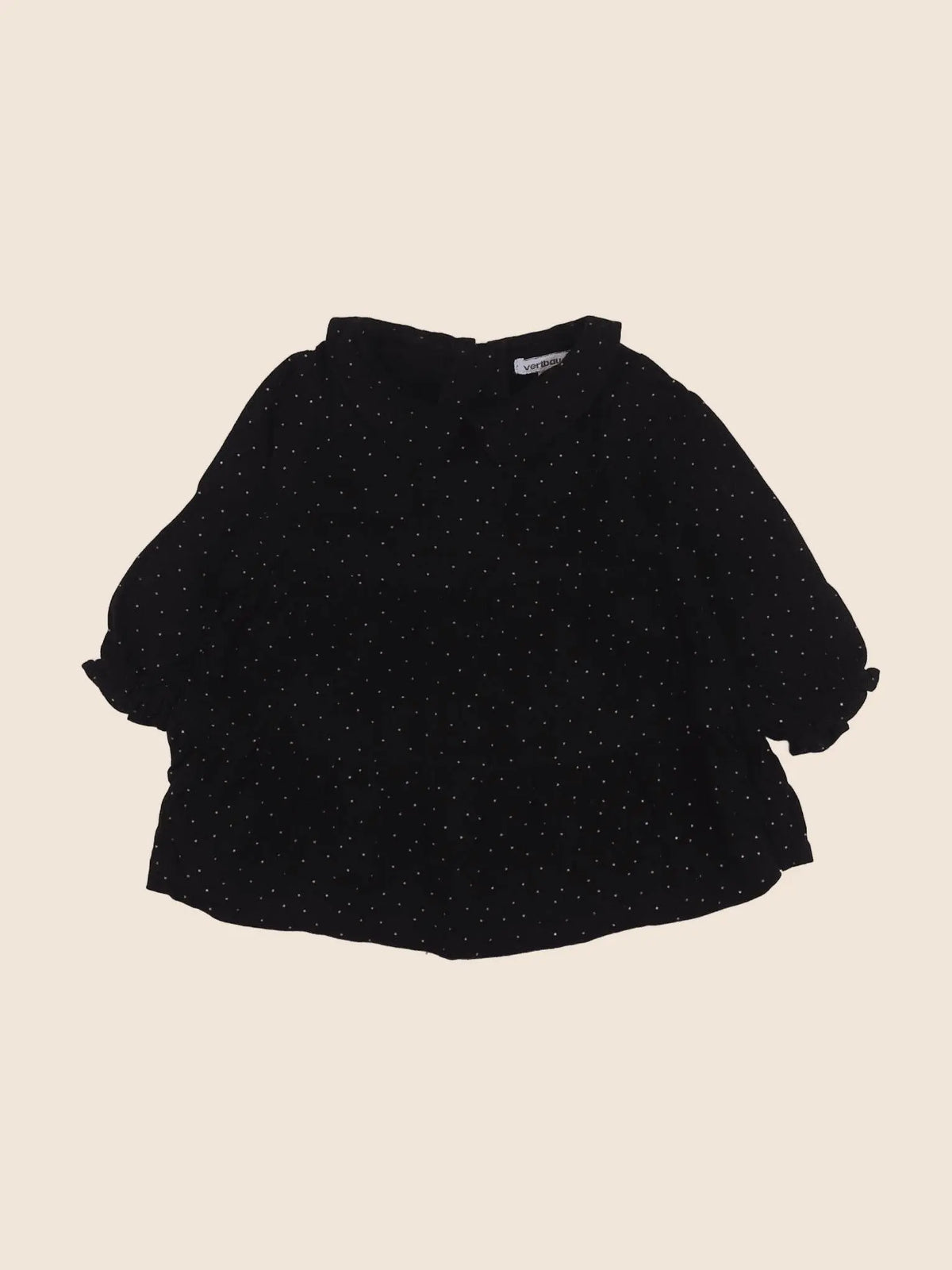 Vertbaudet - robe noir - 12 mois