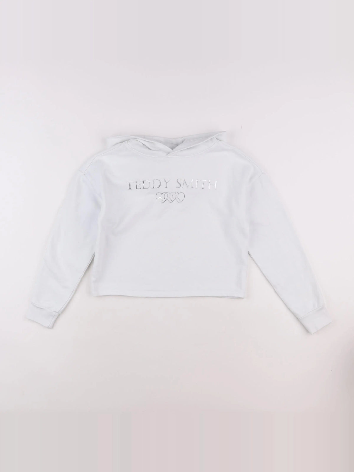 Teddy Smith - sweat court blanc - 8 ans