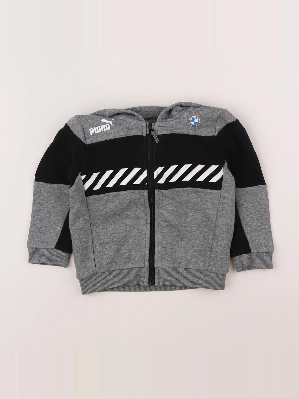 Puma - sweat noir, gris - 9/12 mois