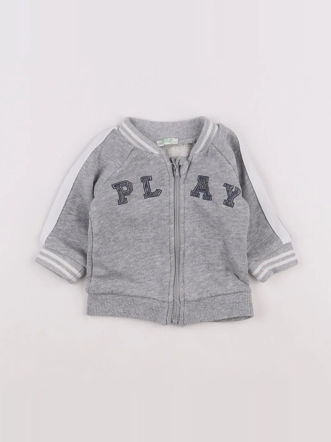 Benetton - sweat gris - 3 mois