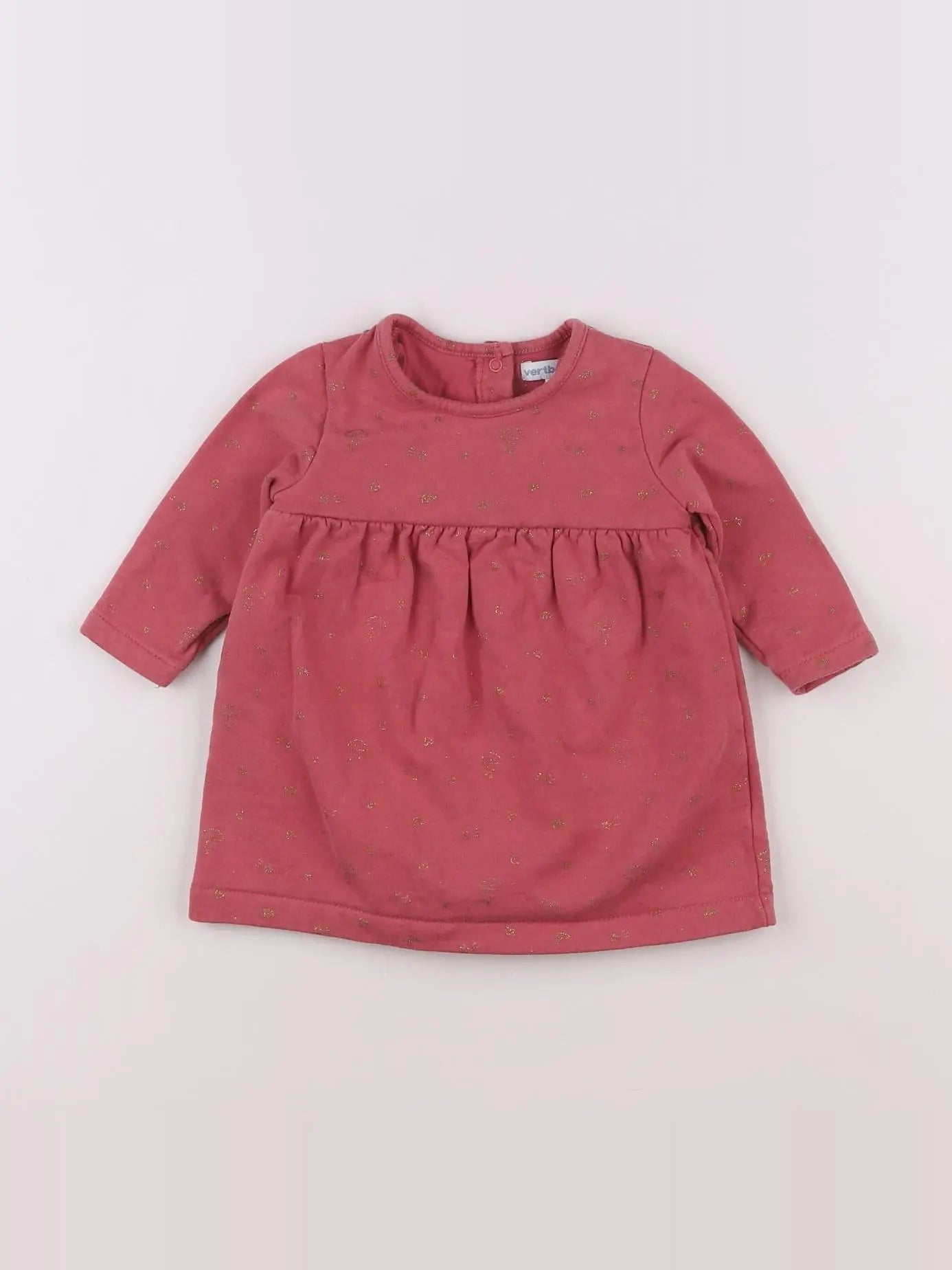 Vertbaudet - robe rose - 6 mois