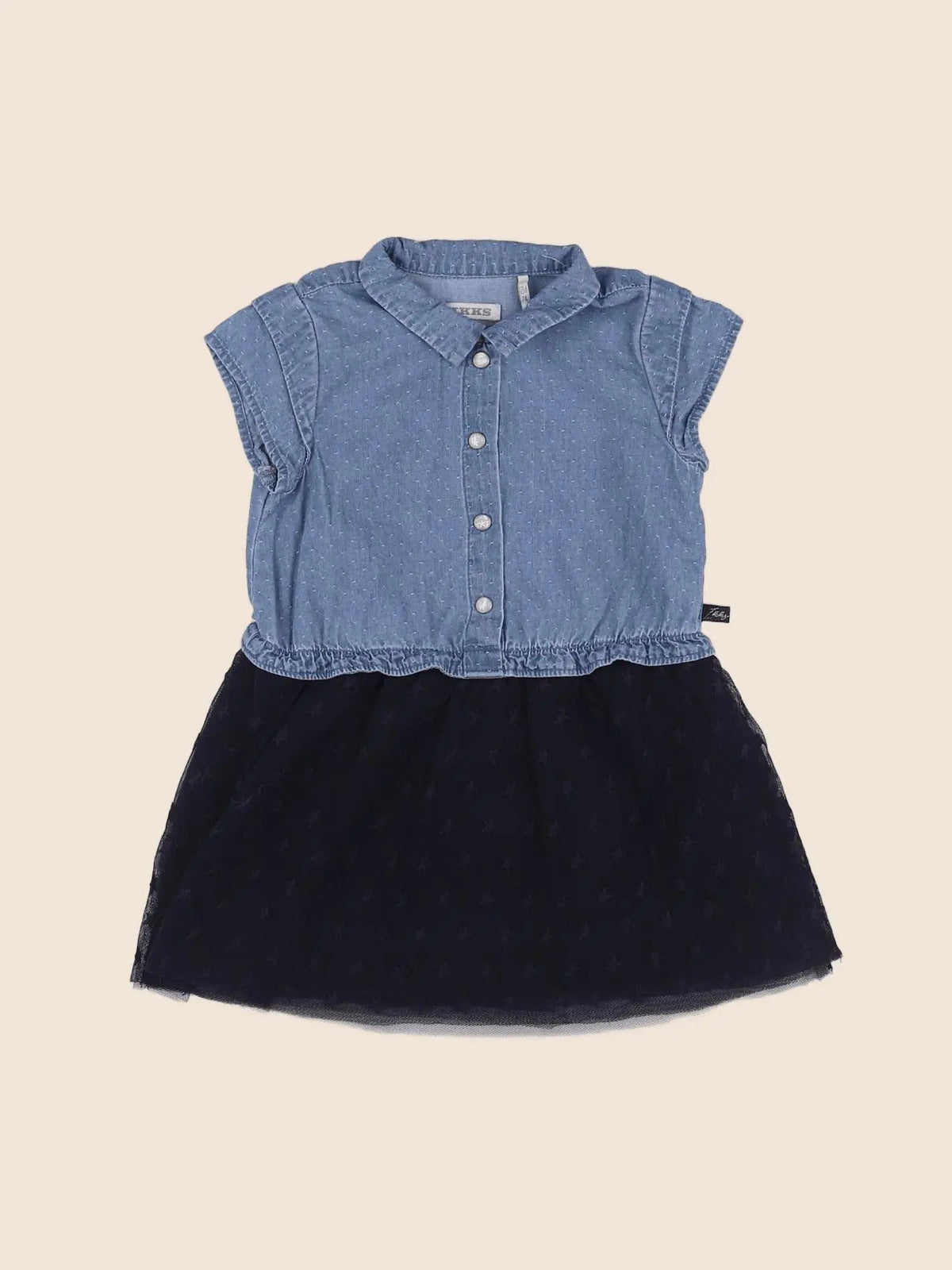 IKKS - robe bleu - 12 mois
