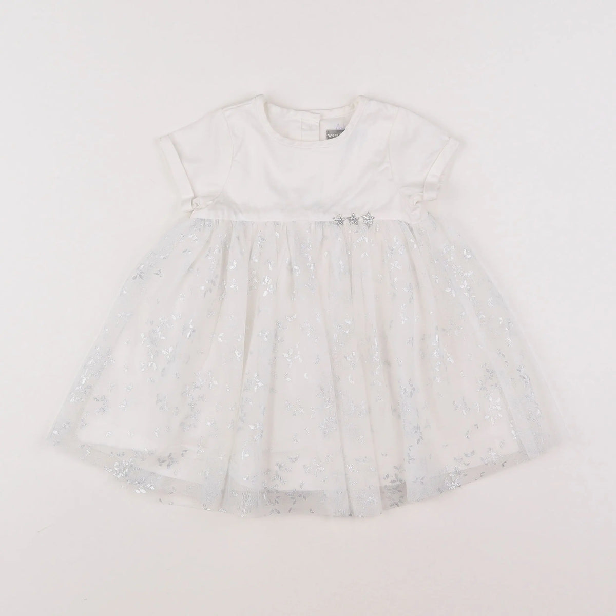 Vertbaudet - robe blanc - 6 mois